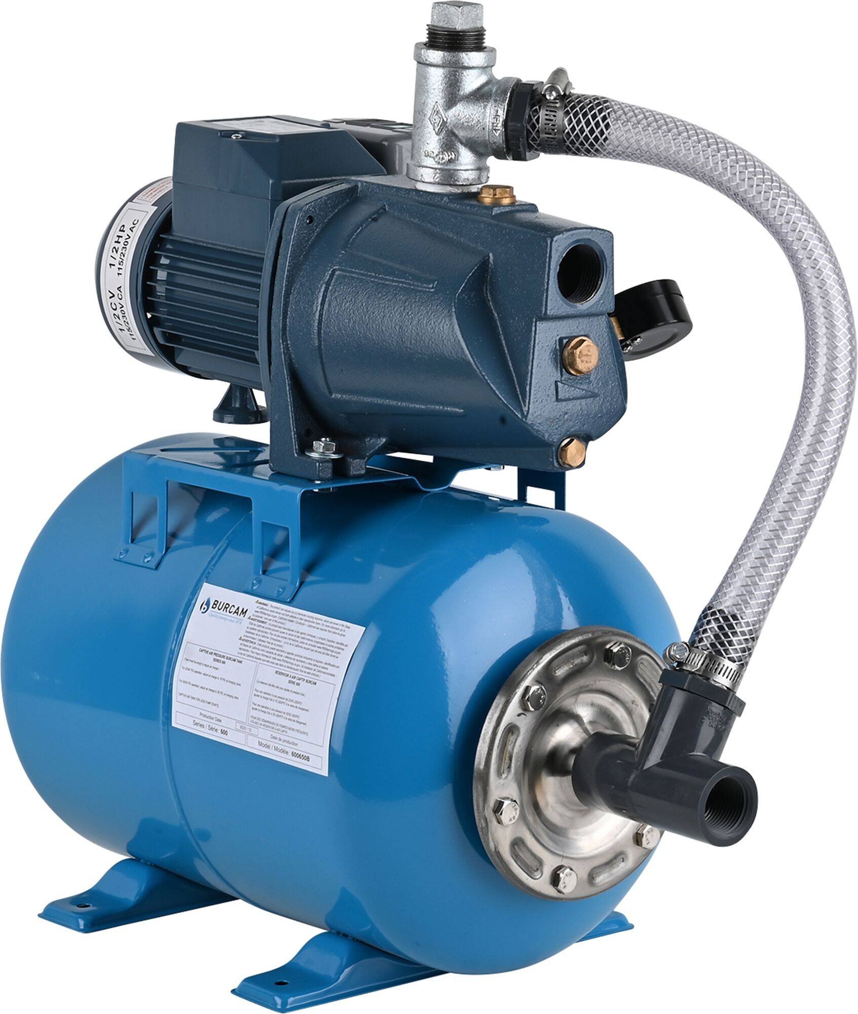 1/2 HP Shallow-Well Jet Pump with Pressure Tank - photo 5