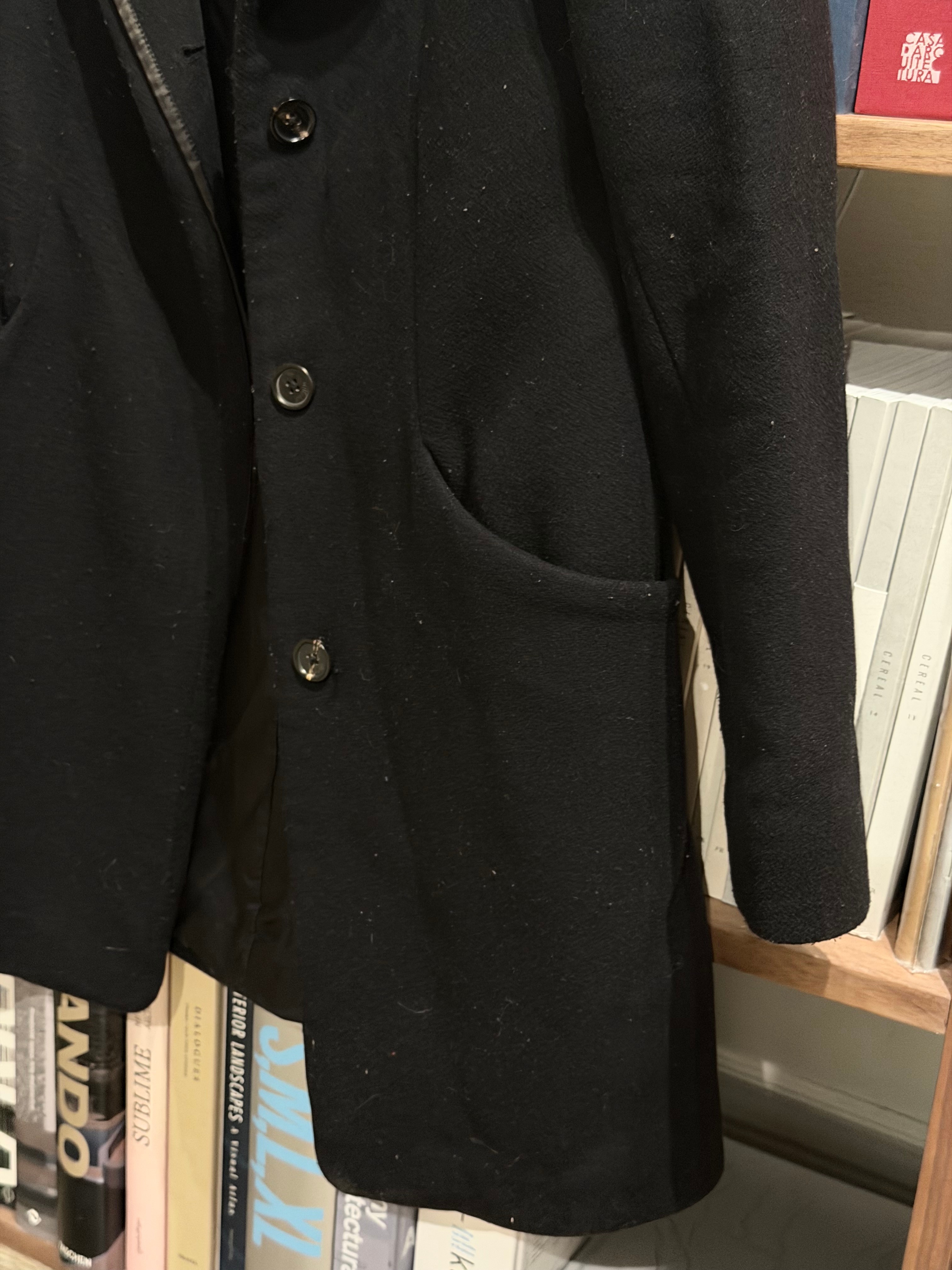 Aritzia Wilfred Black Colour Cocoon Wool Coat - photo 4