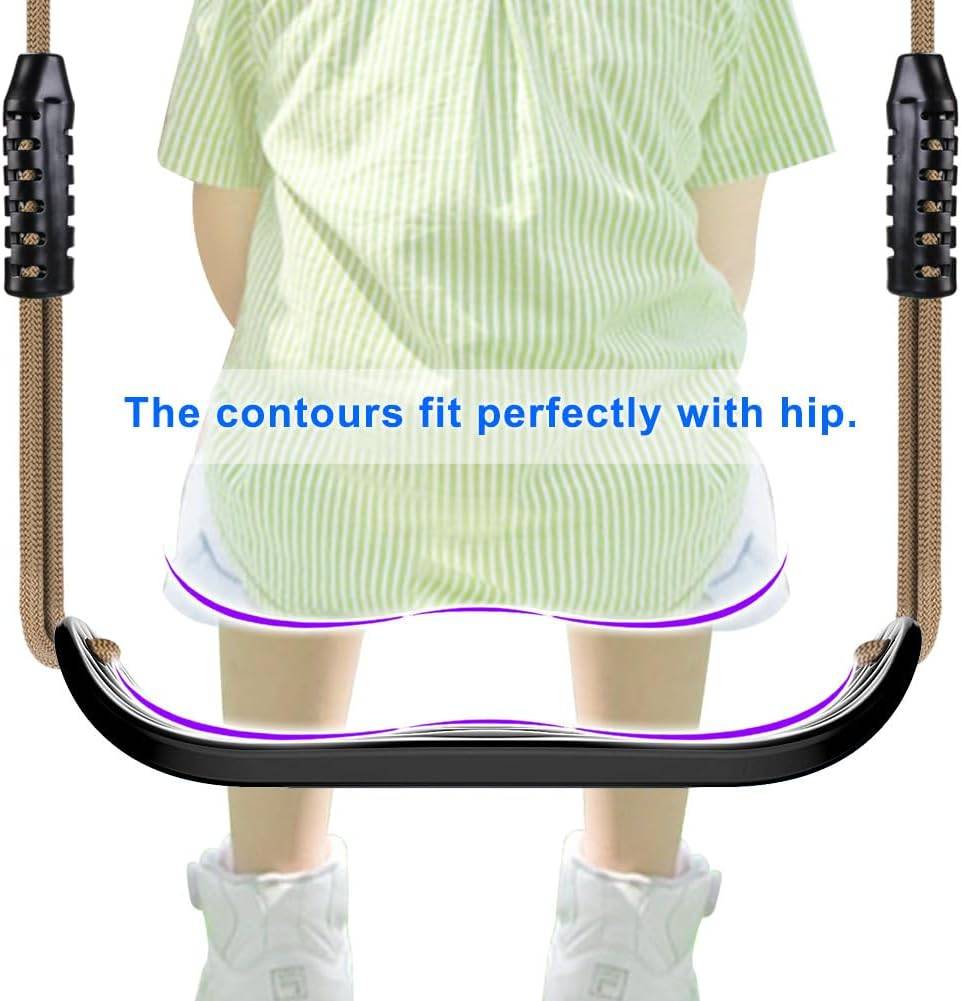 Swing Seat, Non Slip Tree Swing Set with Adjustable Rope - photo 5