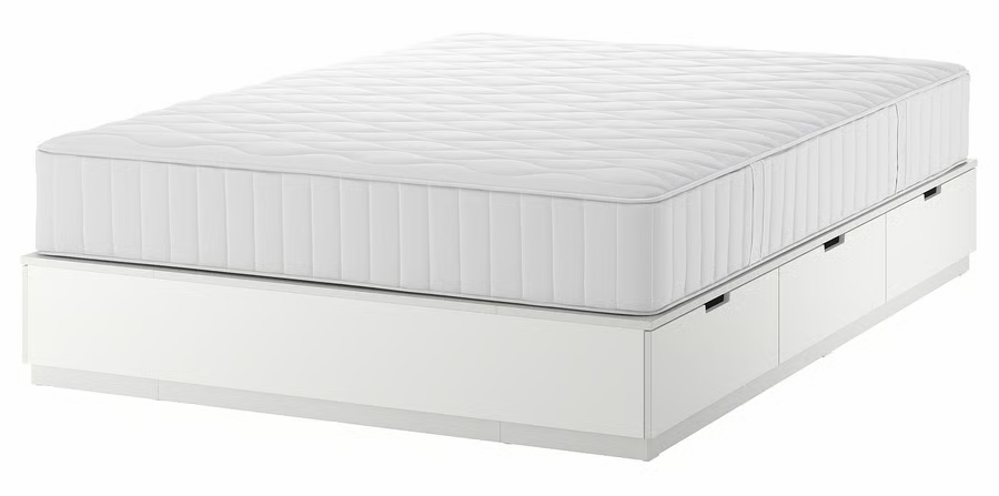 IKEA NORDLI Queen Storage Bed + Wayfair Mattress - photo 3