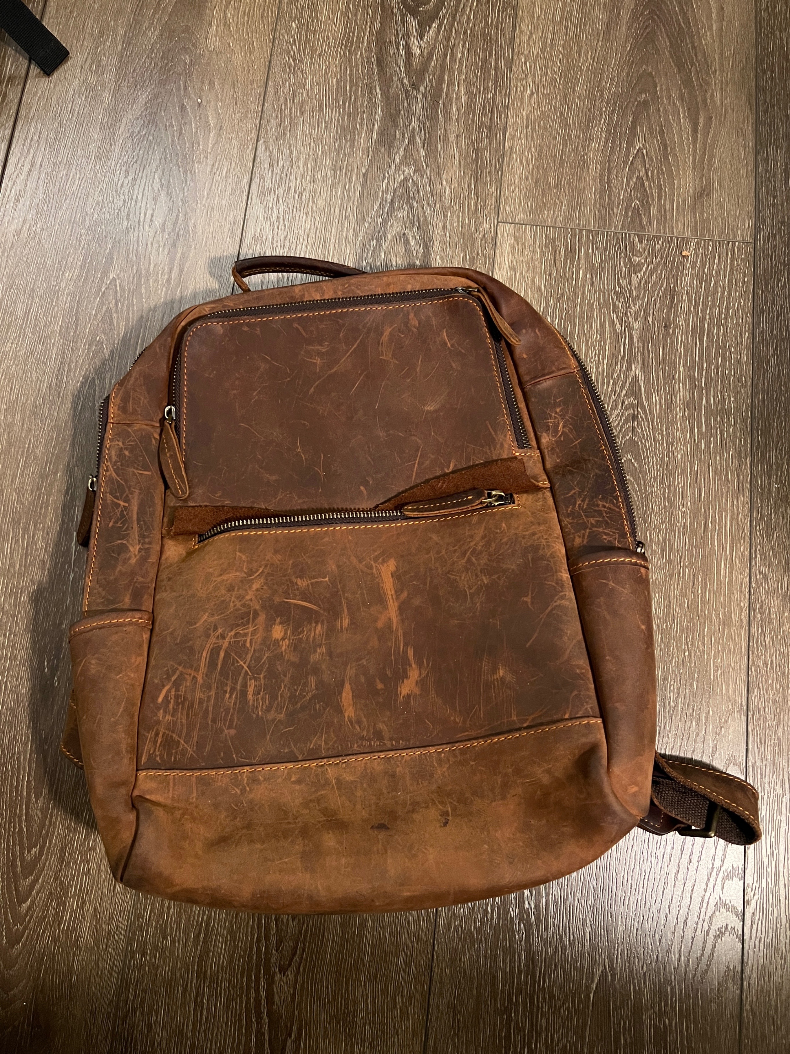 Leather Backpack