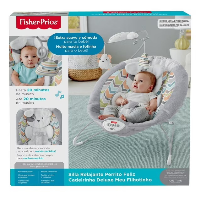 Fisher-Price Sweet Snugapuppy Dreams Deluxe Bouncer - photo 4