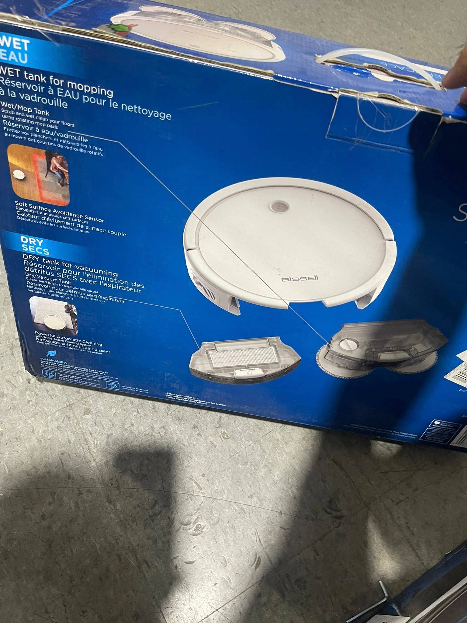 Bissell - Robot Vacuum - Spinwave® - 2-in-1 Wet Mop Dry - WiFi - photo 2