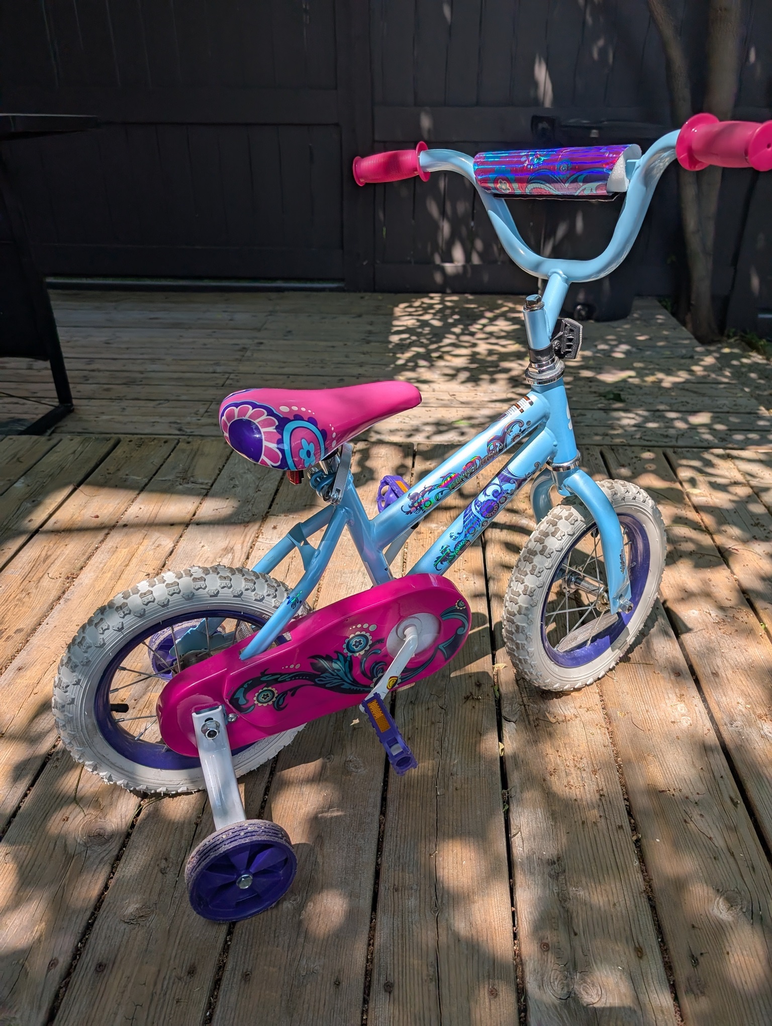 Supercycle Pixie Dust Kids' Bike, 12-in Wheel, Blue/Pink - photo 4