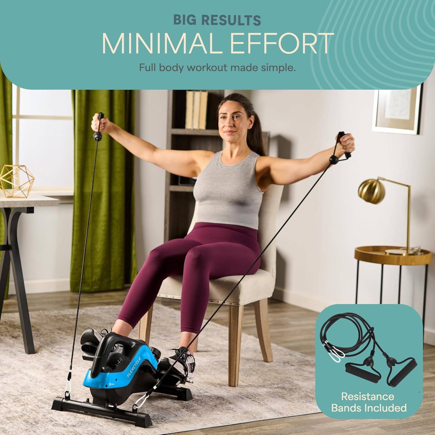 FlexCycle Mini Exercise Bike – Home & Office Workout - photo 5