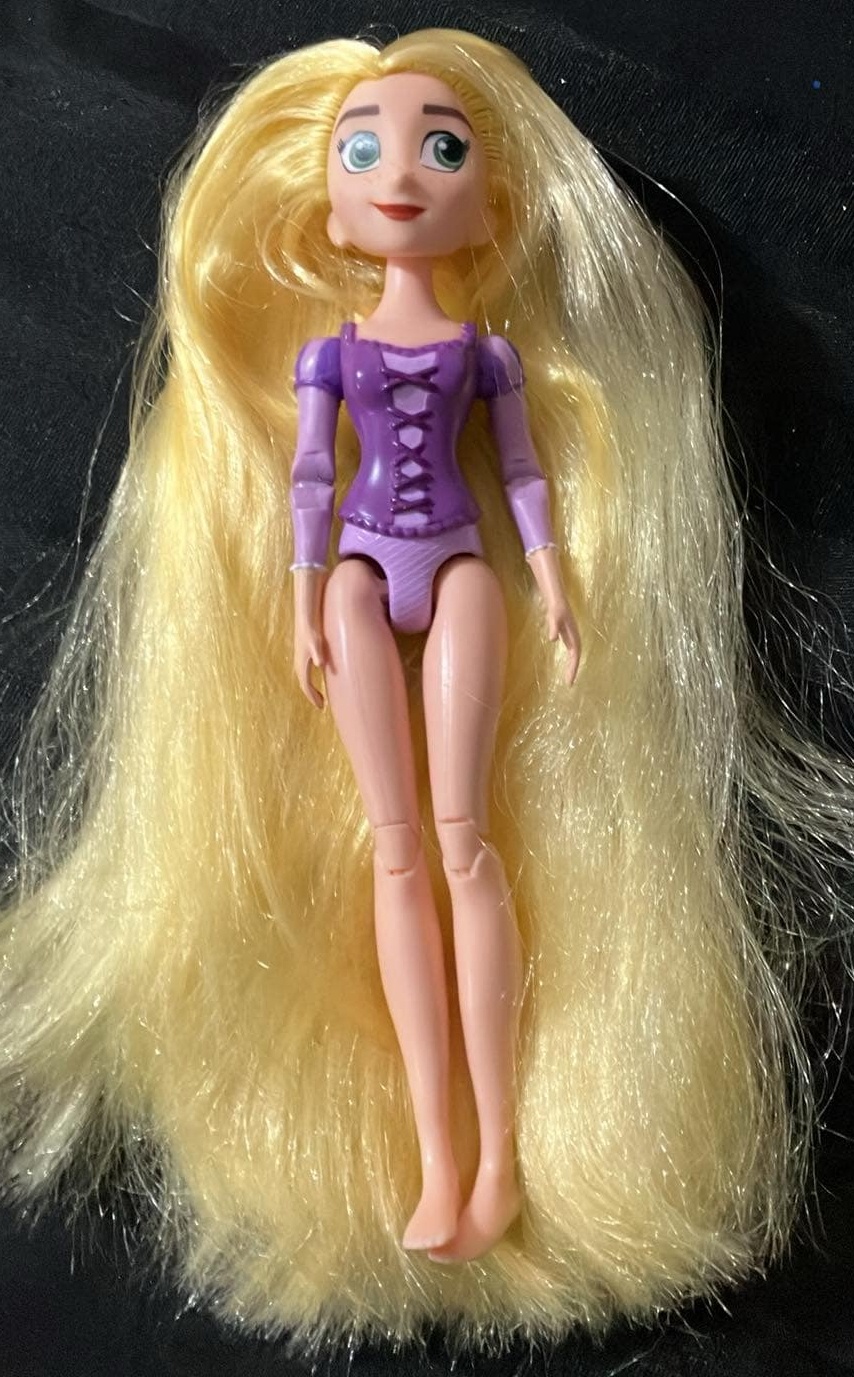 Rapunzel Tangled Articulated Doll - 8 Inches Pink Purple Bodice