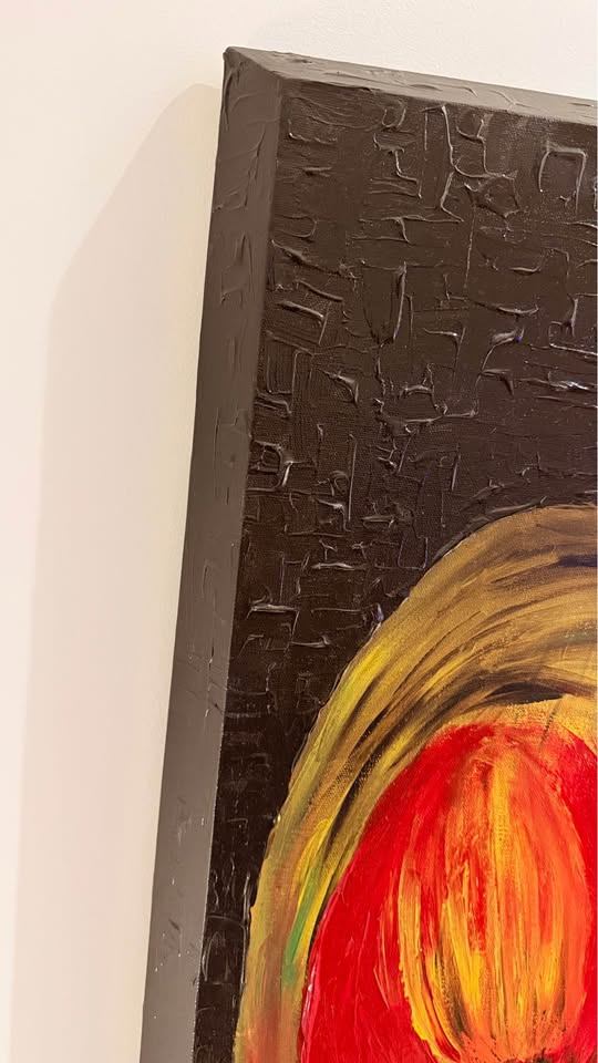 Abstract Floral Oil Painting - photo 3
