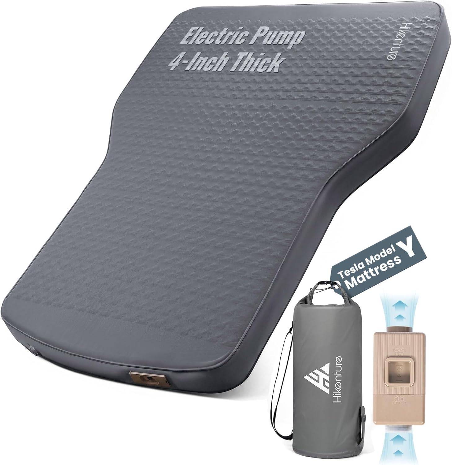 HIKENTURE Self-Inflating Mattress for Tesla Model Y - 4" Thick - photo 2