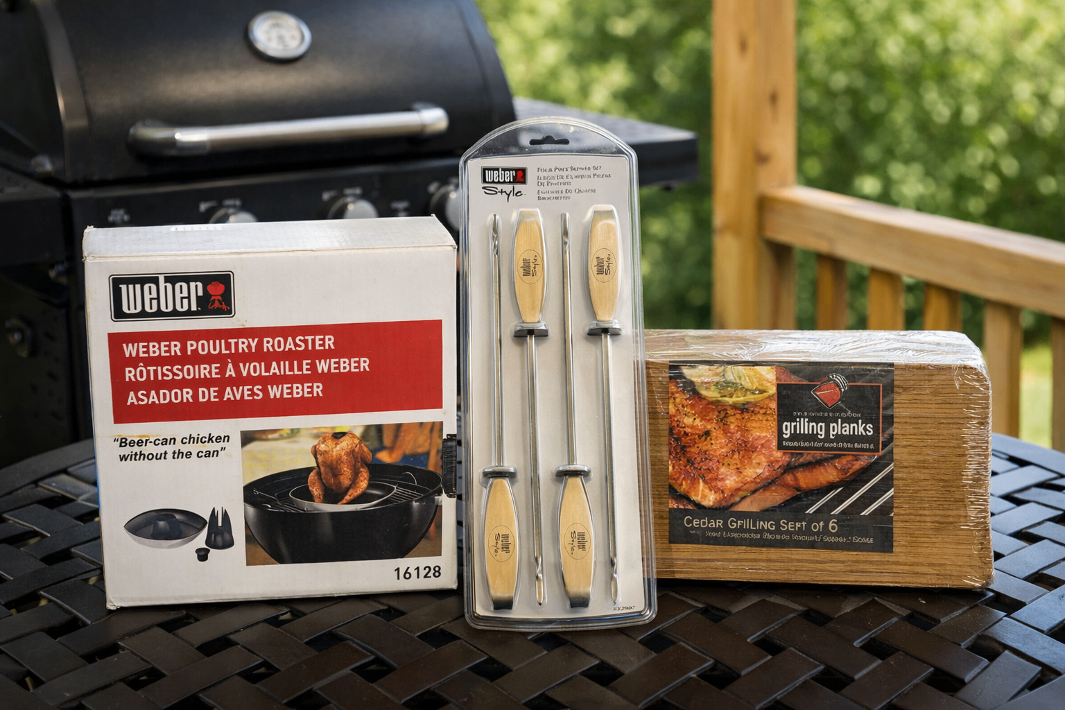 3-Piece Weber Grilling Essentials Set