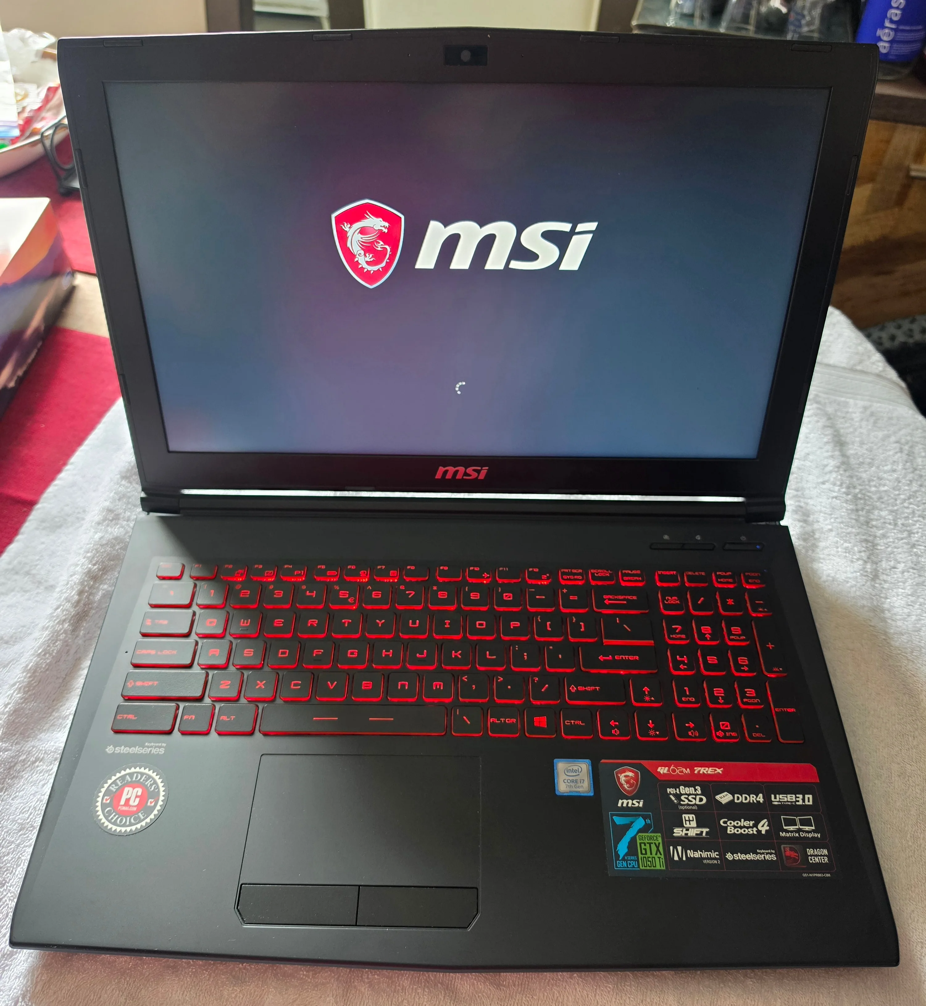 MSI GL62M 7REX Core i7 GTX 1050 Ti 16GB  256GB SSD + 750GB HDD - photo 5