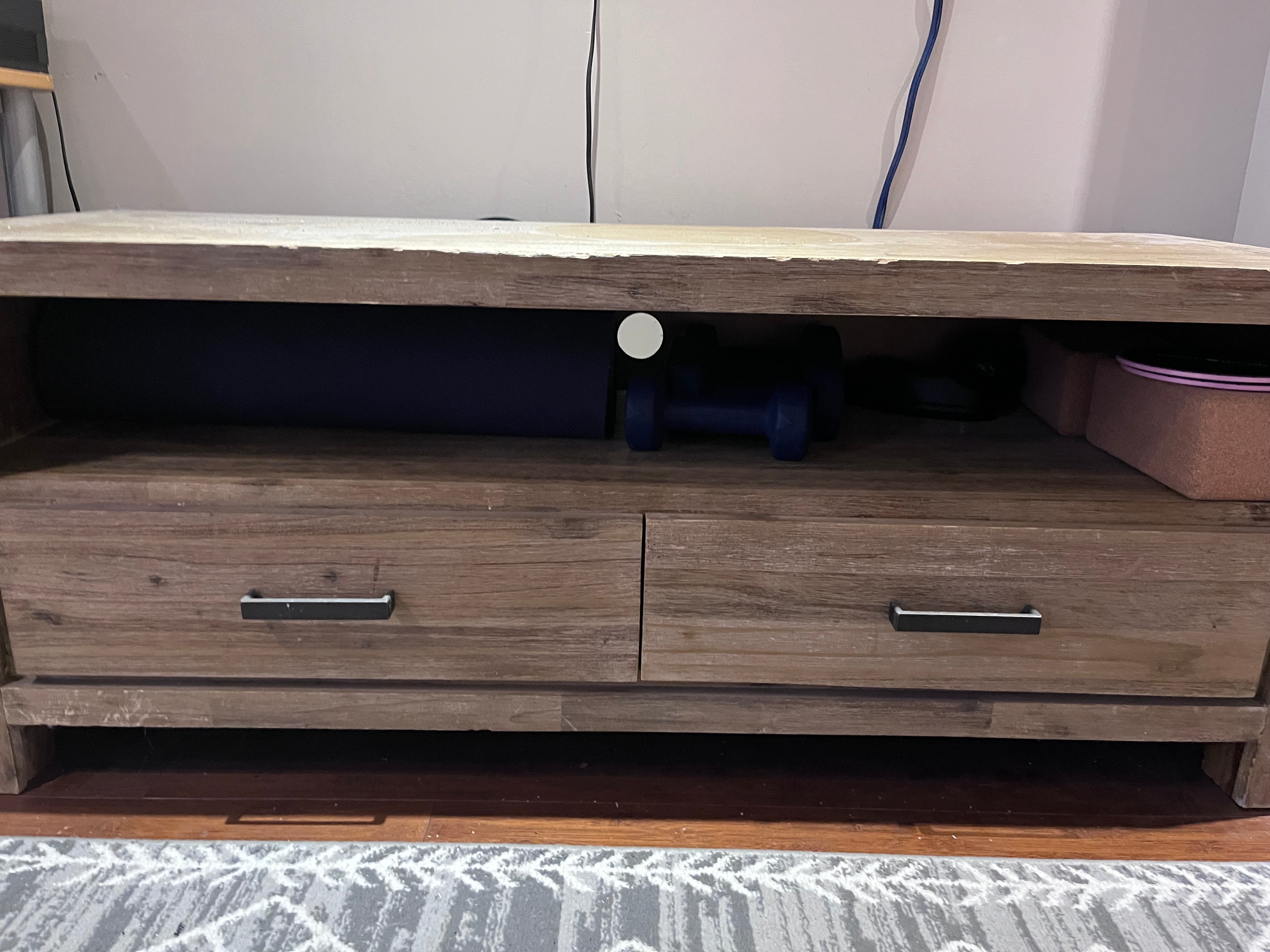 Wood Media Unit/Cabinet