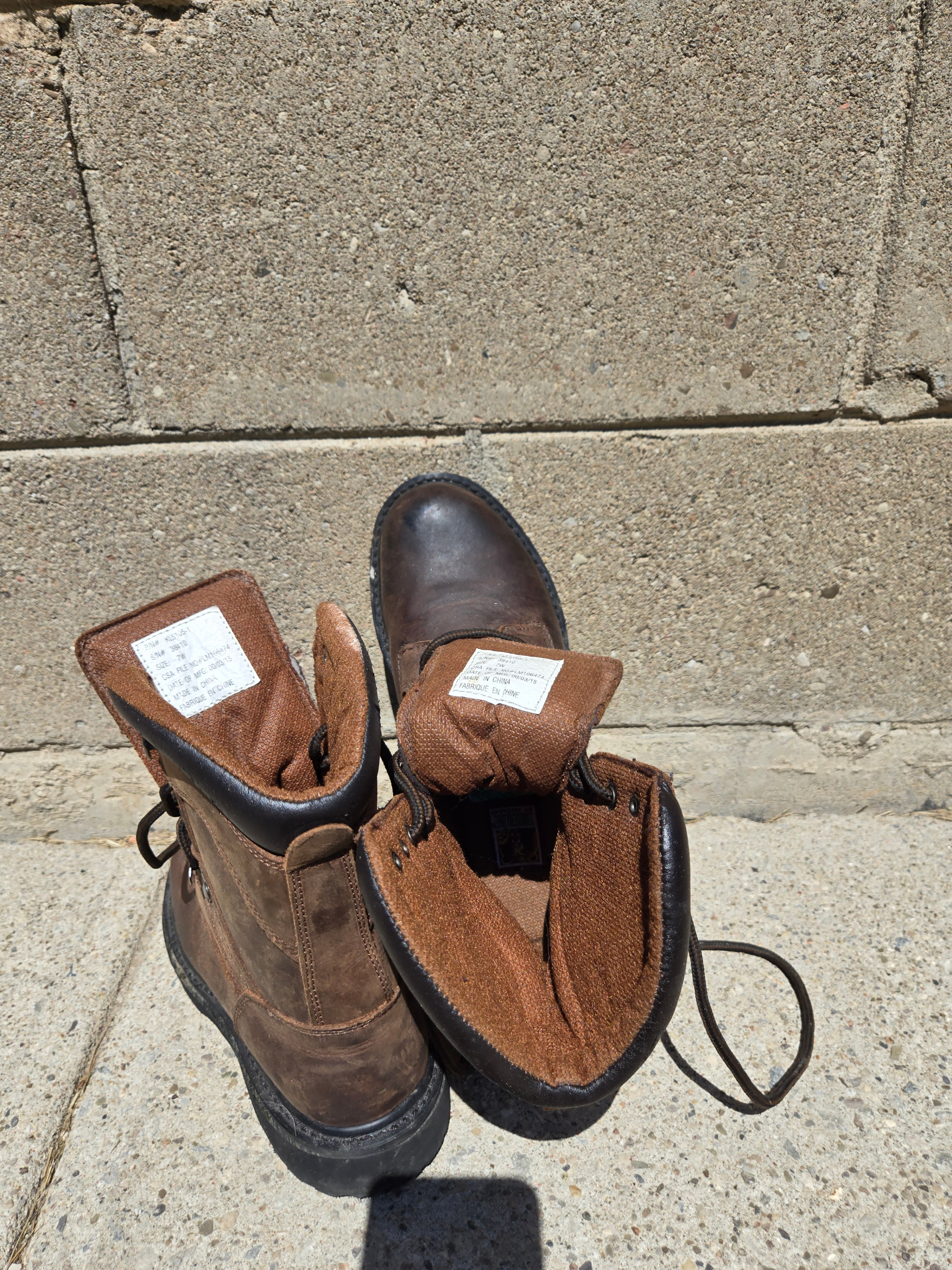 Timberland Work Boots Size 7 Wide - $20 - photo 2