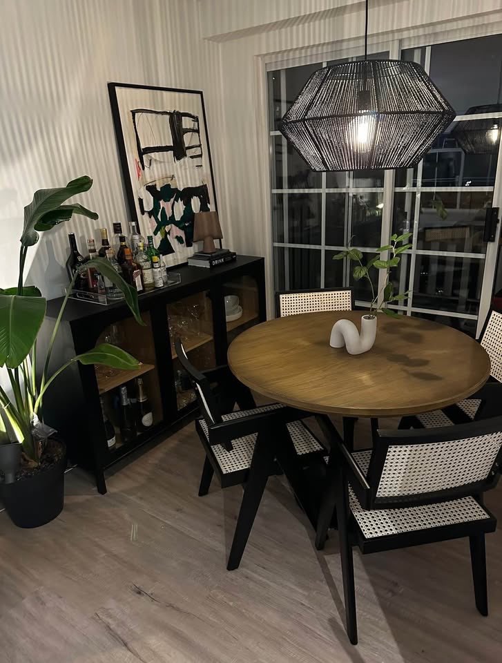 Rattan dining chairs