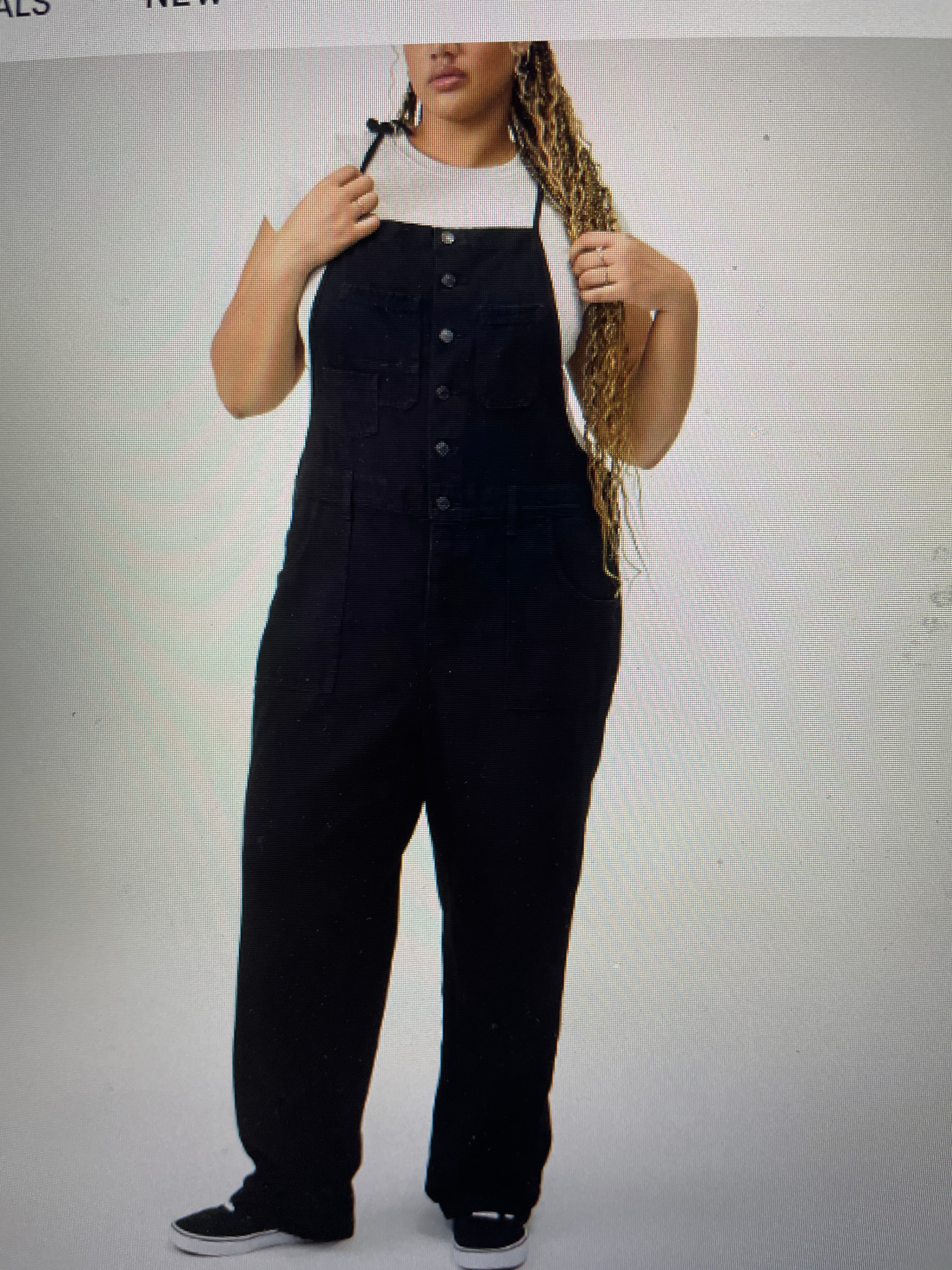 NEW - Torrid Women's Black Lightweight Denim Overalls