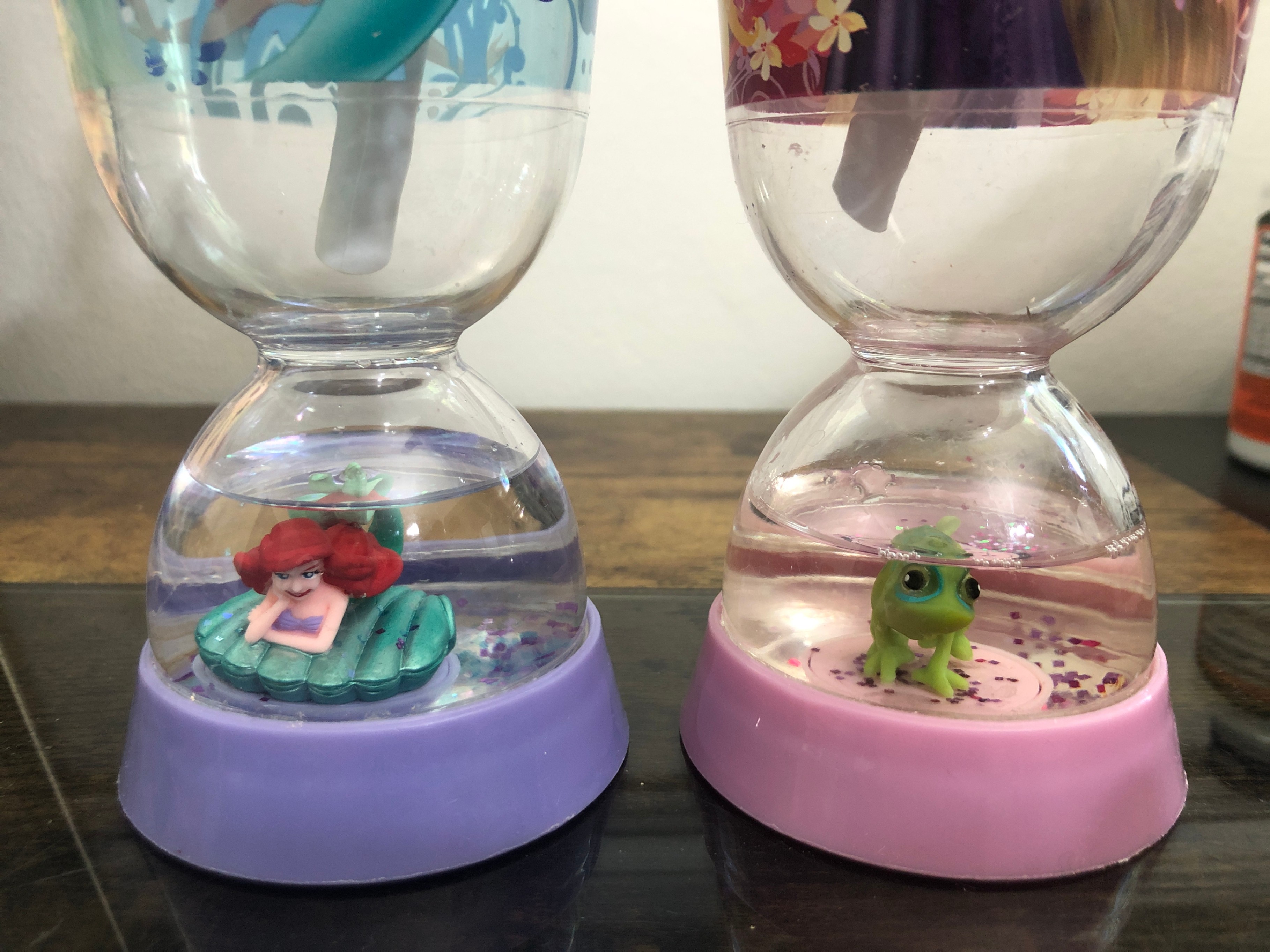 Disney Ariel and Rapunzel cups- Like new condition - photo 2
