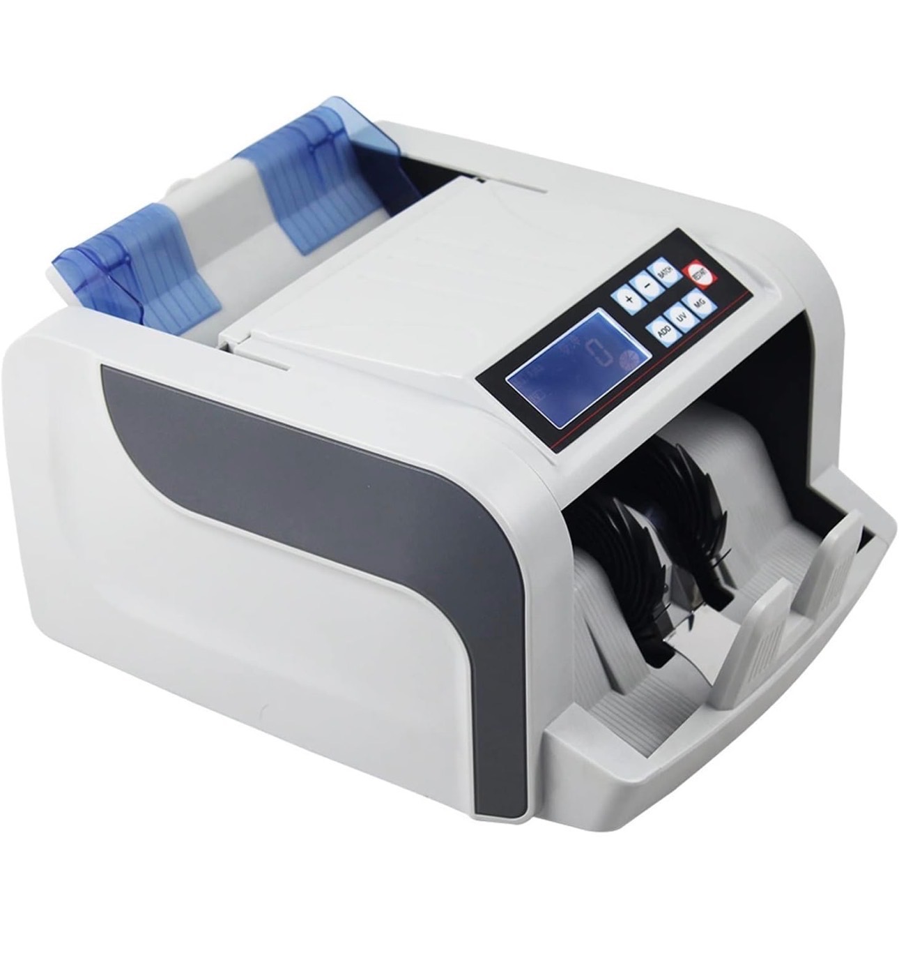 Money Counter Machine Dual-Display Currencies Counterfeit Detect - photo 4
