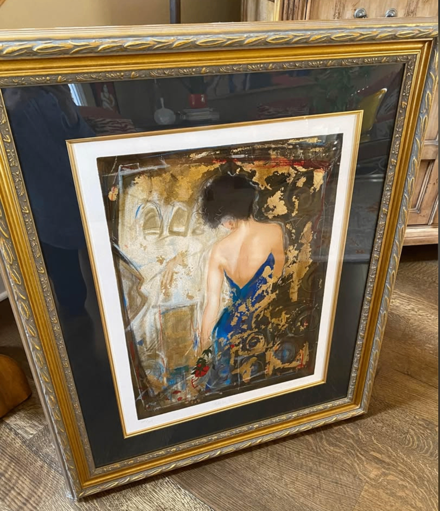 Signed Numbered Serigraph Art Janet Treby Muse VI