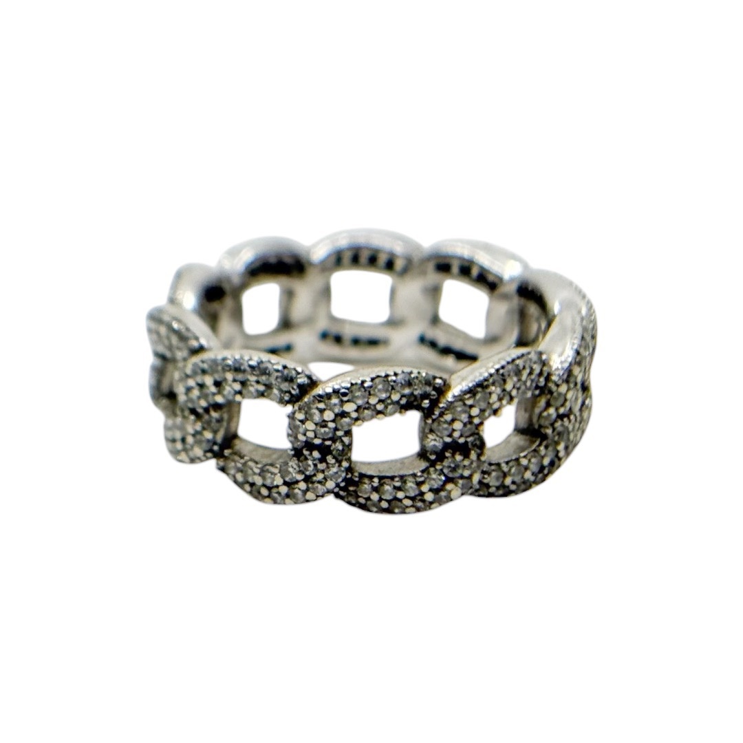 Sterling silver cubic zirconia band ring - GM1211 - photo 3