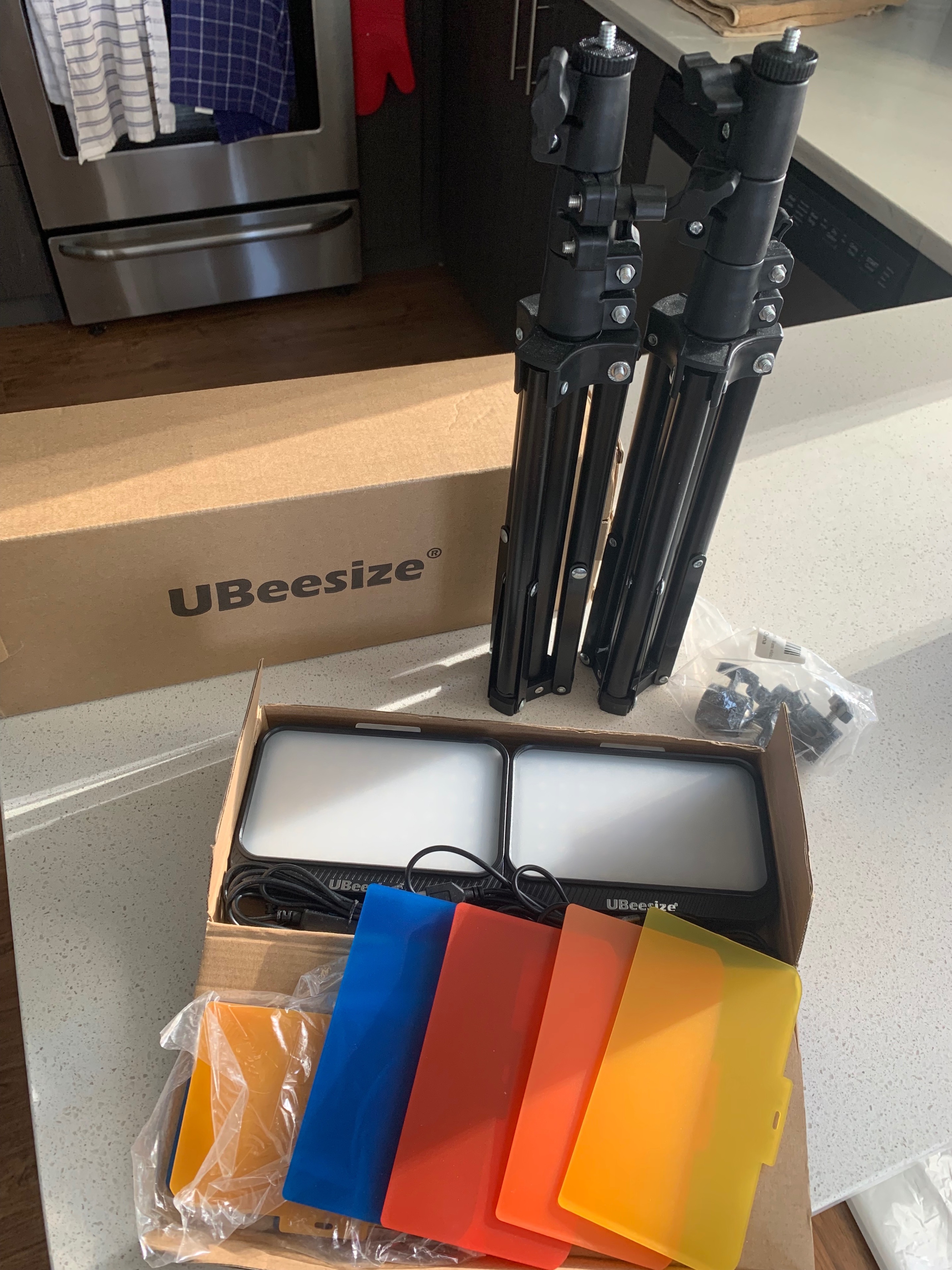 UBeesize LED Video Light Kit
