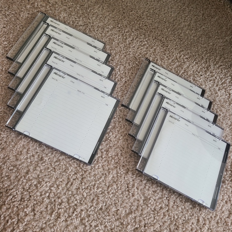 Slim CD-ROM empty case (10pc/box) (stock: 5 boxes)