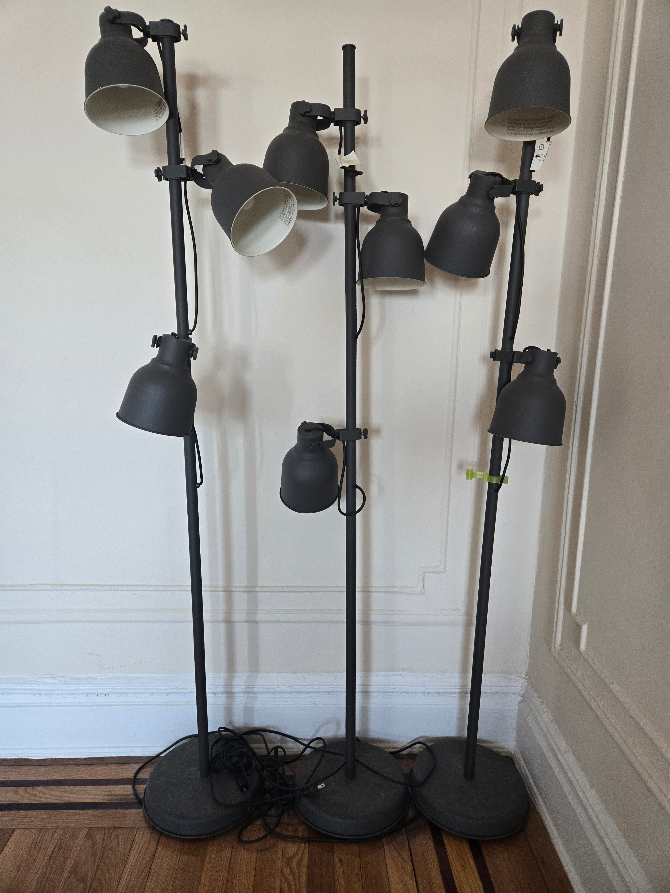 IKEA HEKTAR Floor Lamp Dark Gray x3 Set (Discontinued) 🔥