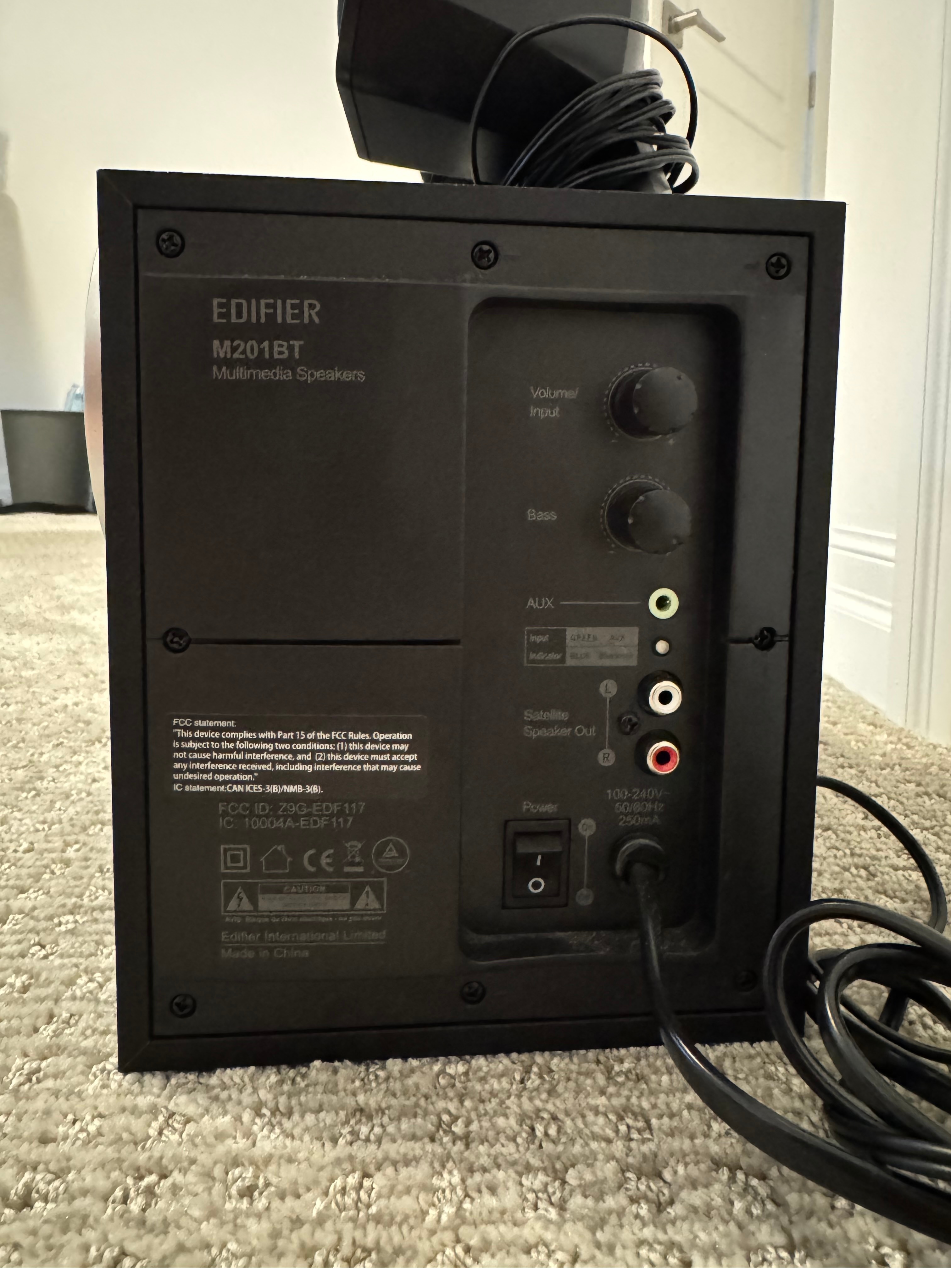 Edifier M201BT Bluetooth 2.1 Speaker System with Subwoofer - photo 2