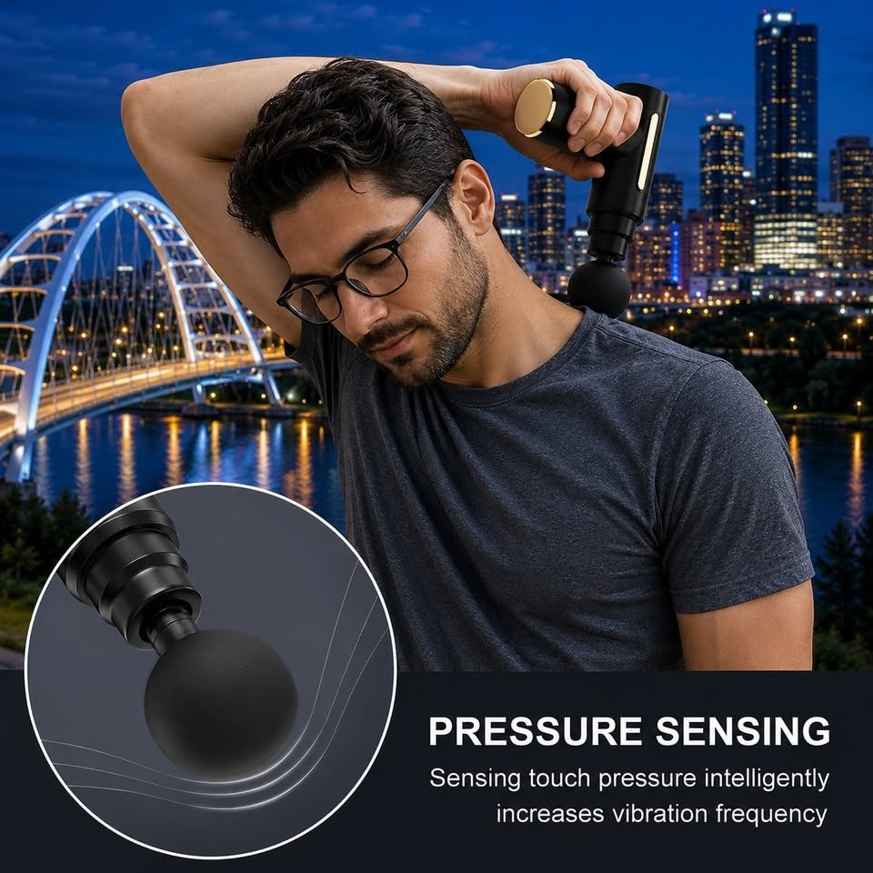 Mini Massage Gun – Deep Tissue Muscle Massager w/ 6 Heads – $20 - photo 3