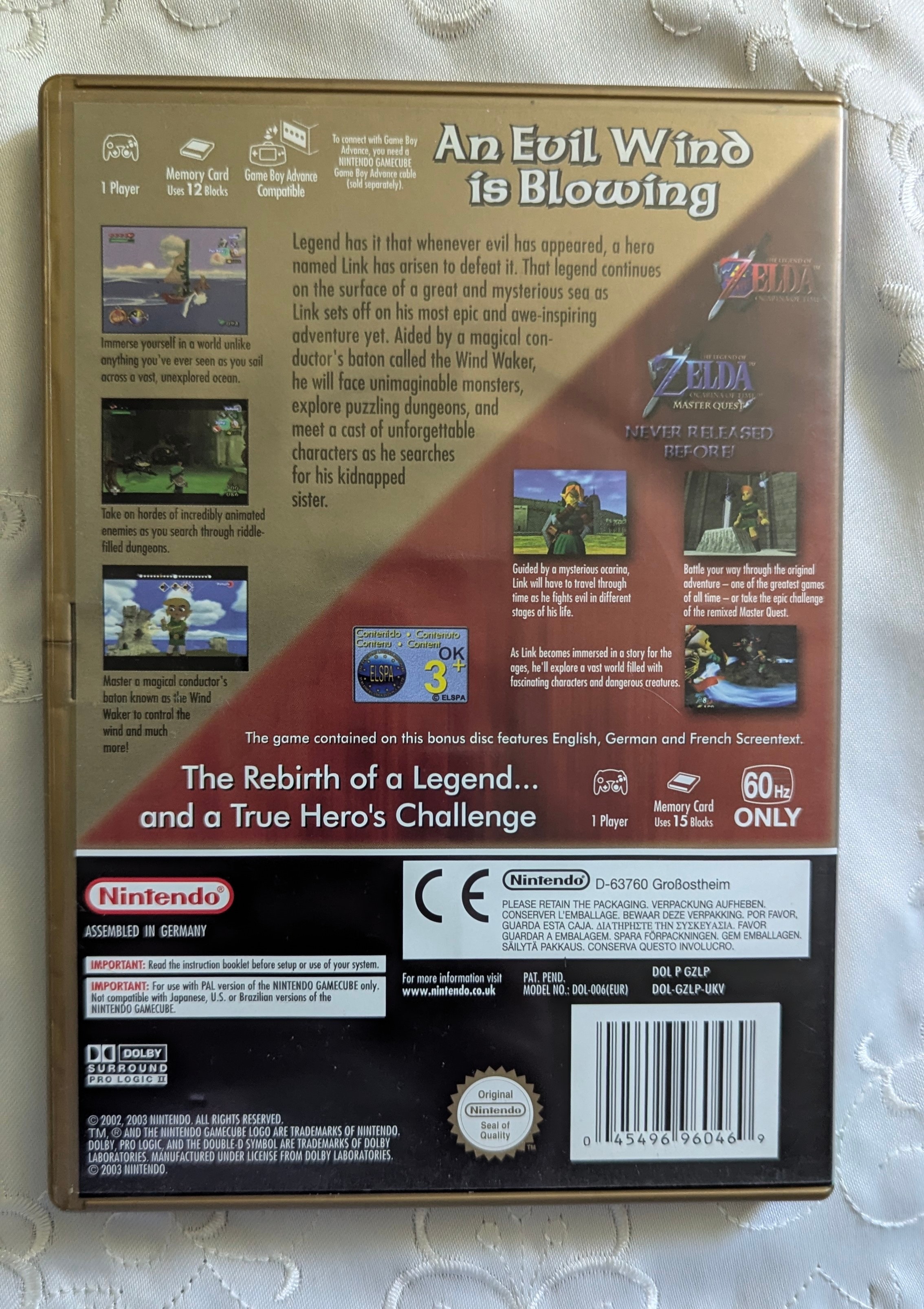 The Legend Of Zelda The Wind Waker, GameCube - photo 2