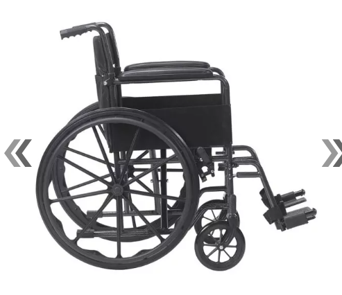 Silver Sport 1 Wheelchair – Swing‑Away Footrests, Full Arms - photo 4