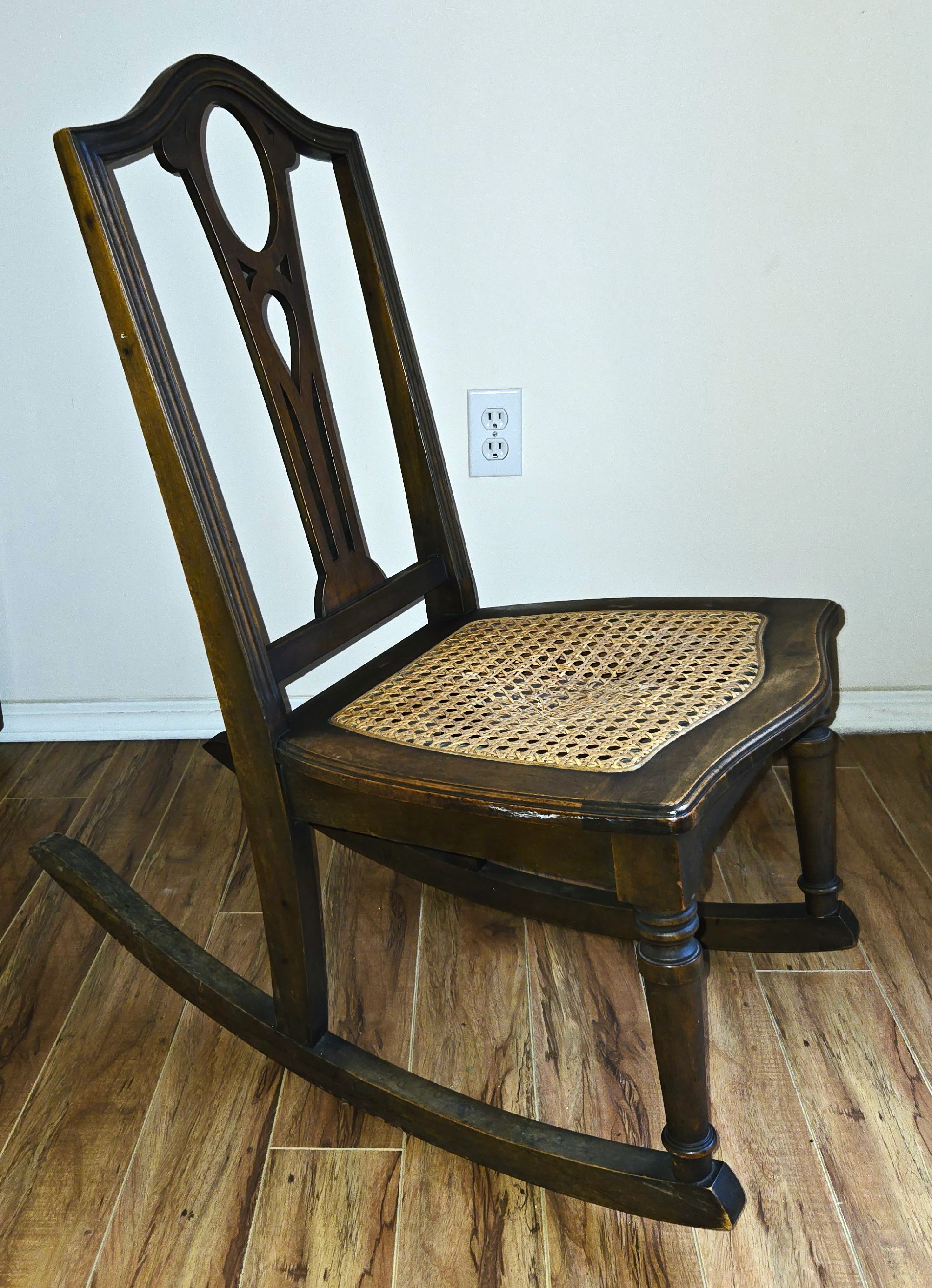 Art Nouveau Nursing Rocker