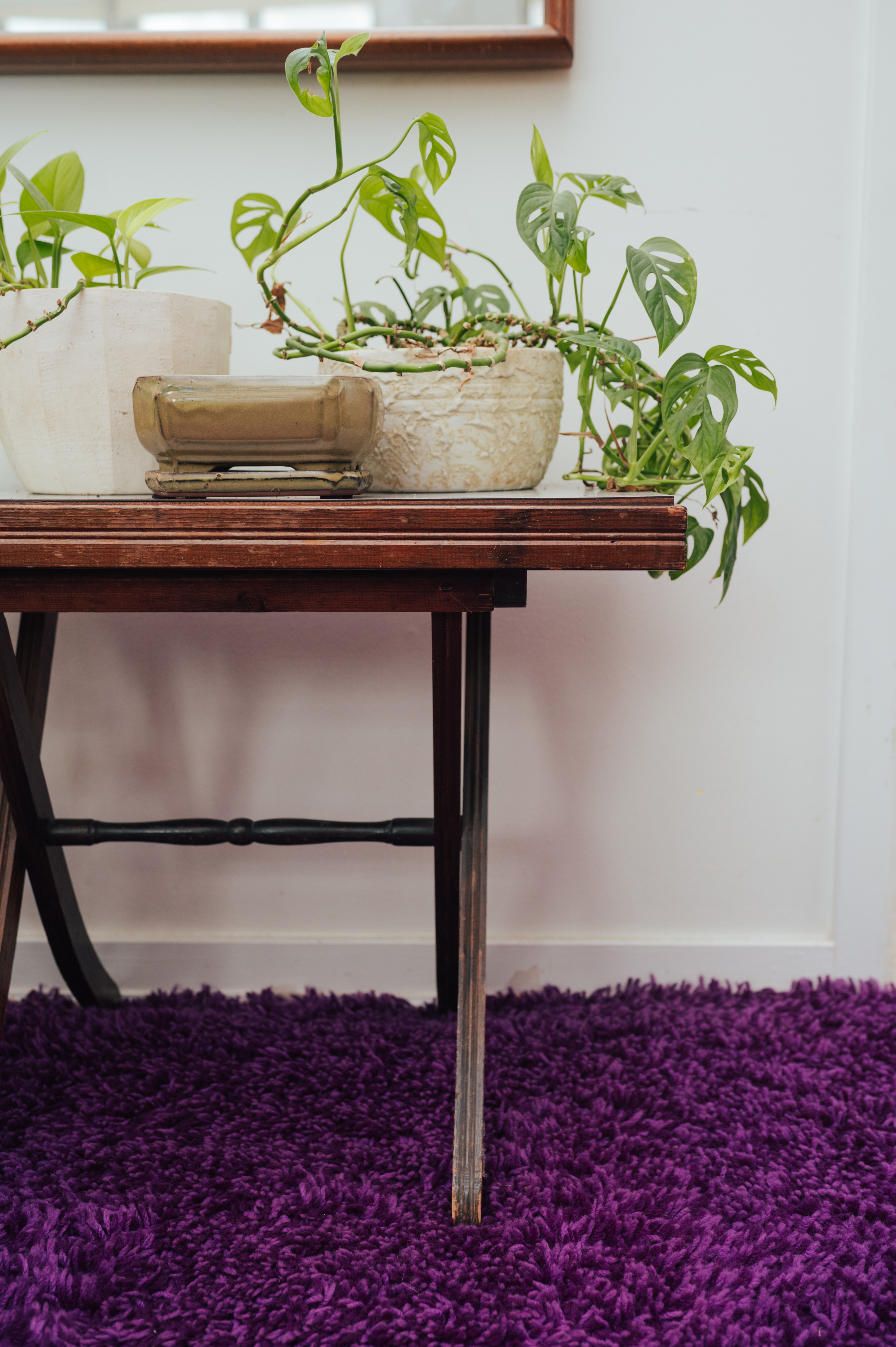1960s Atomic Laminate Folding Plant Table - photo 5