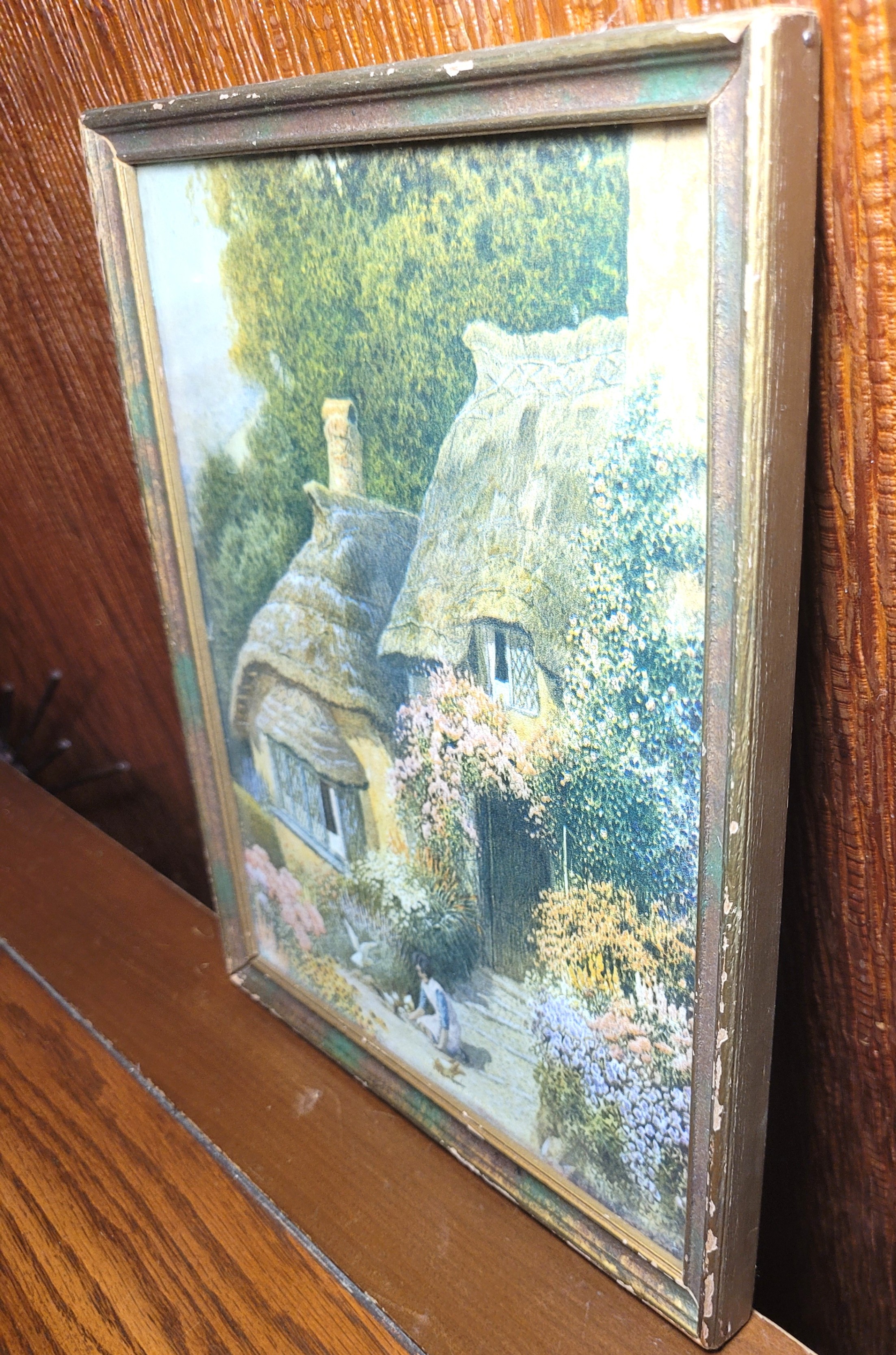 1930s Claude Strachan In The Hills of Devon Framed Print - photo 5