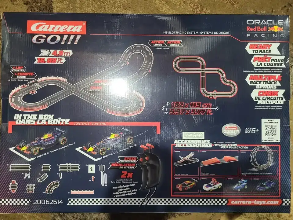 🔥BrandNew Sealed Carrera Go!!! Slot Red Bull Set - photo 3