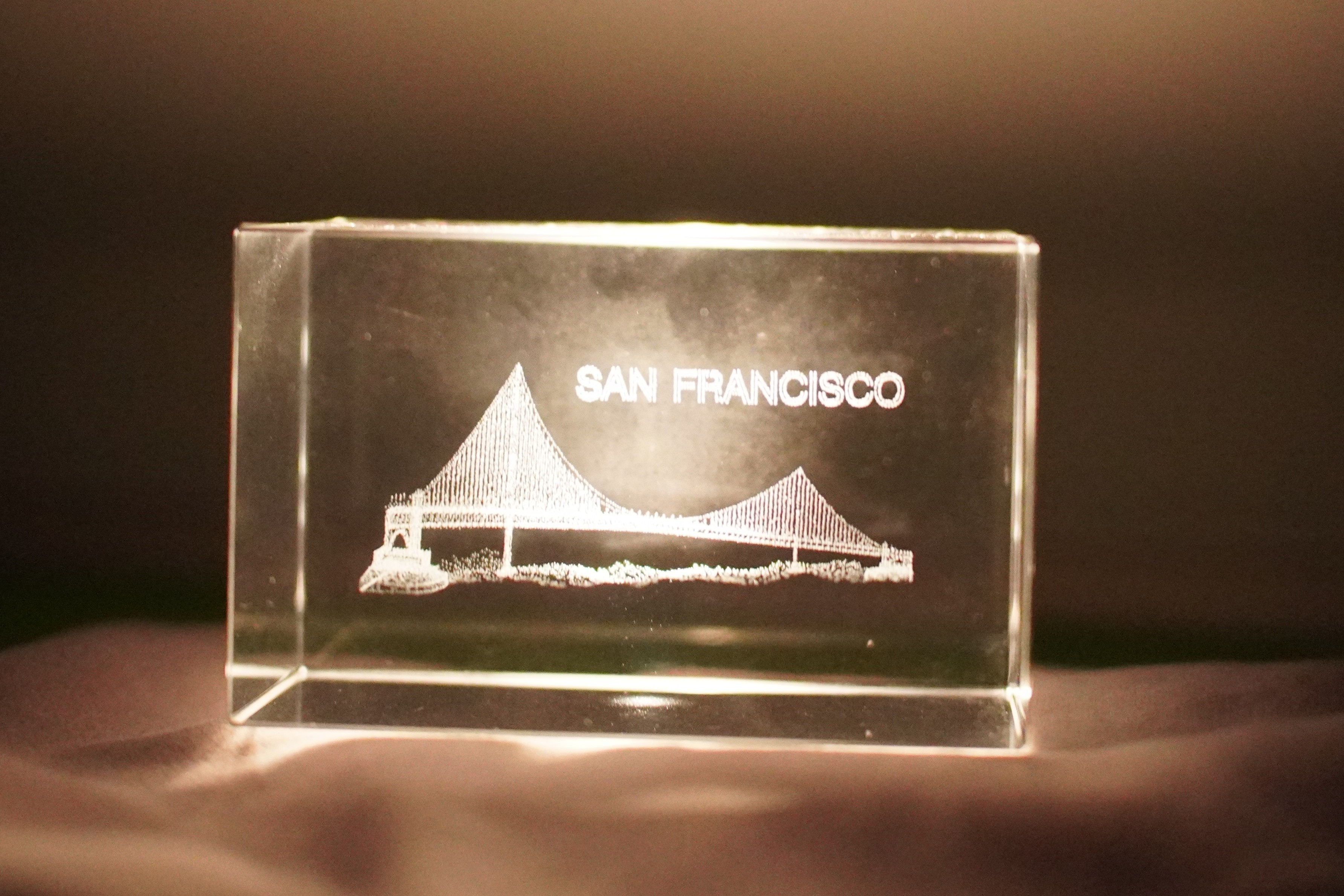 San Francisco Crystal Etching