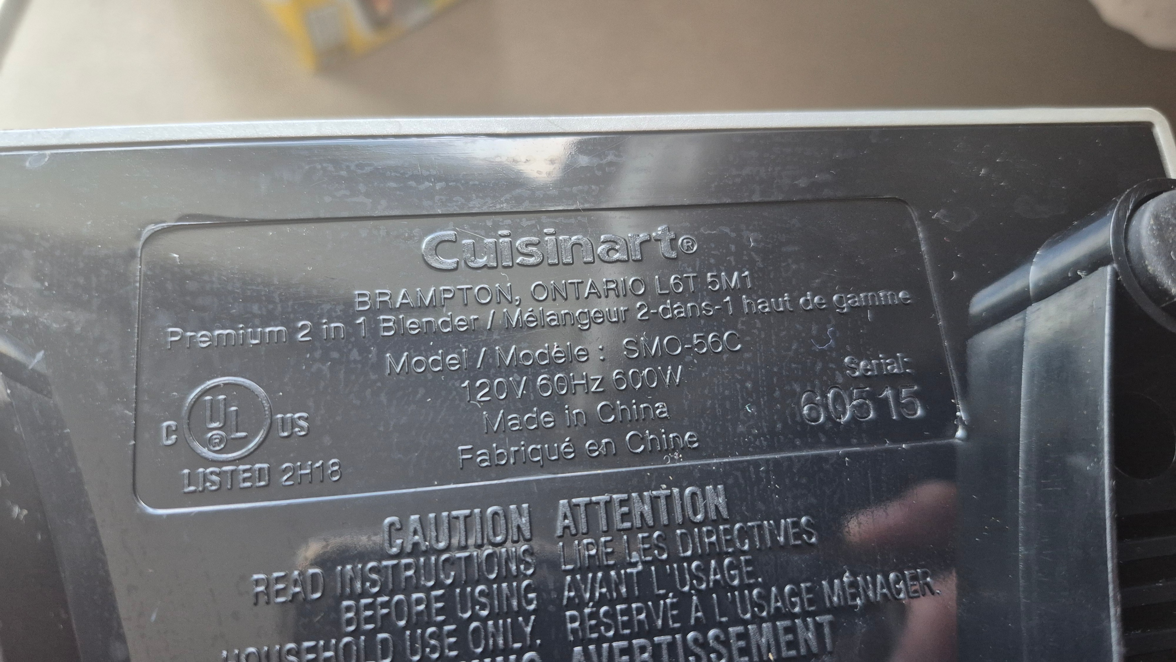 Cuisinart Premium 2-in-1 Blender SMO-56C - photo 4