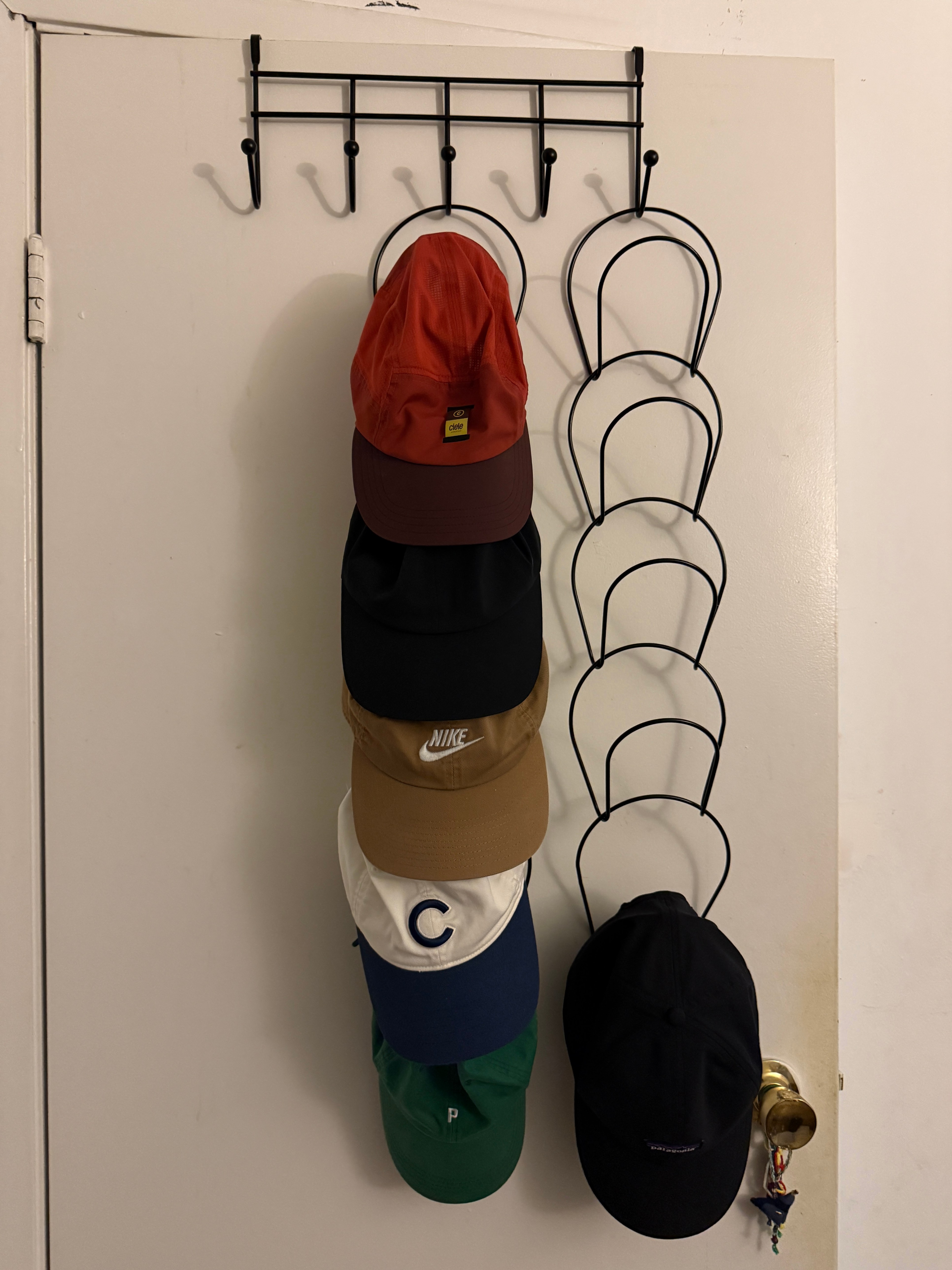 10 Pack Hat Rack Hanger Holder Over The Door Cap Organizer
