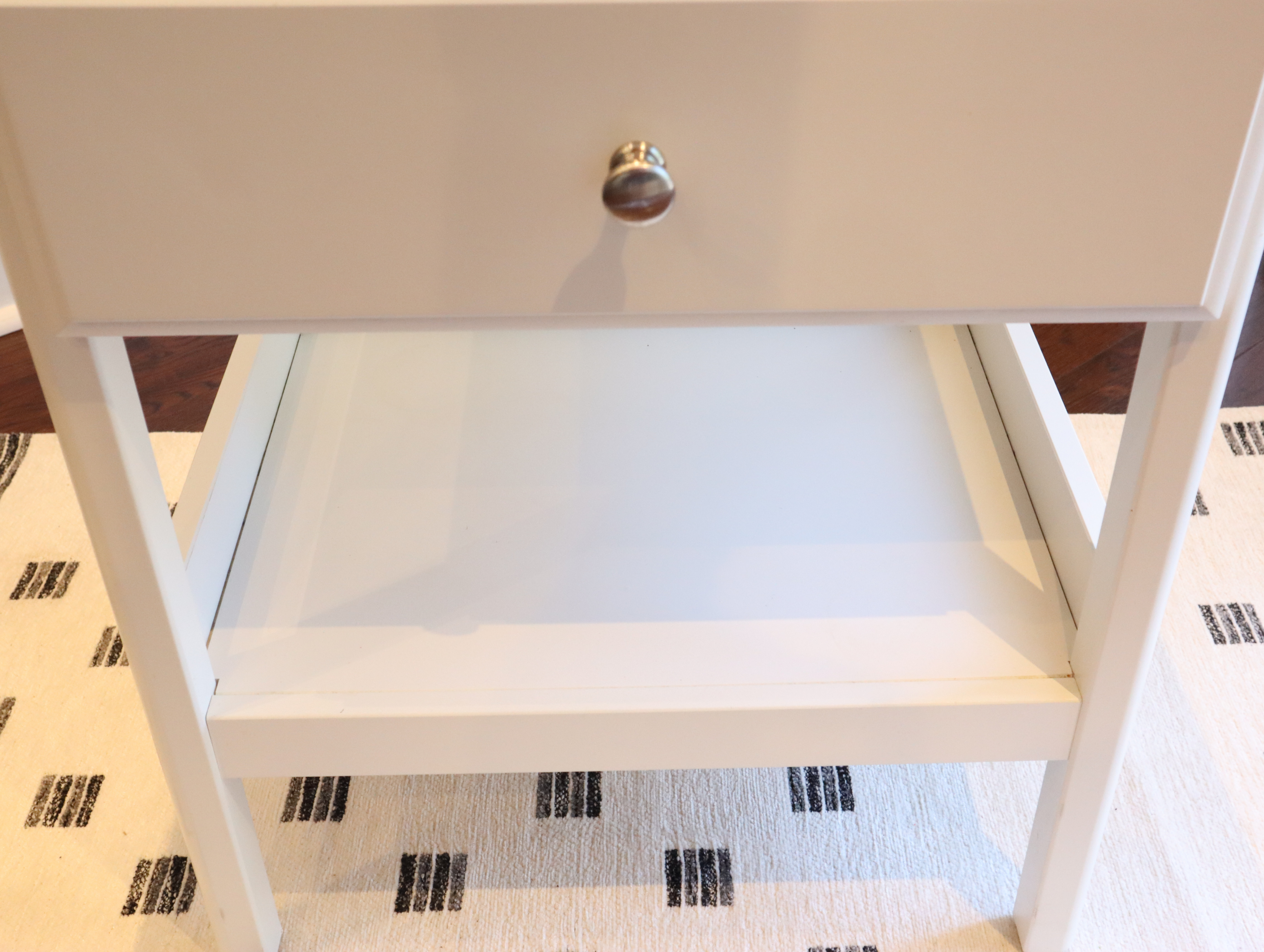 IKEA White Night Table - photo 4