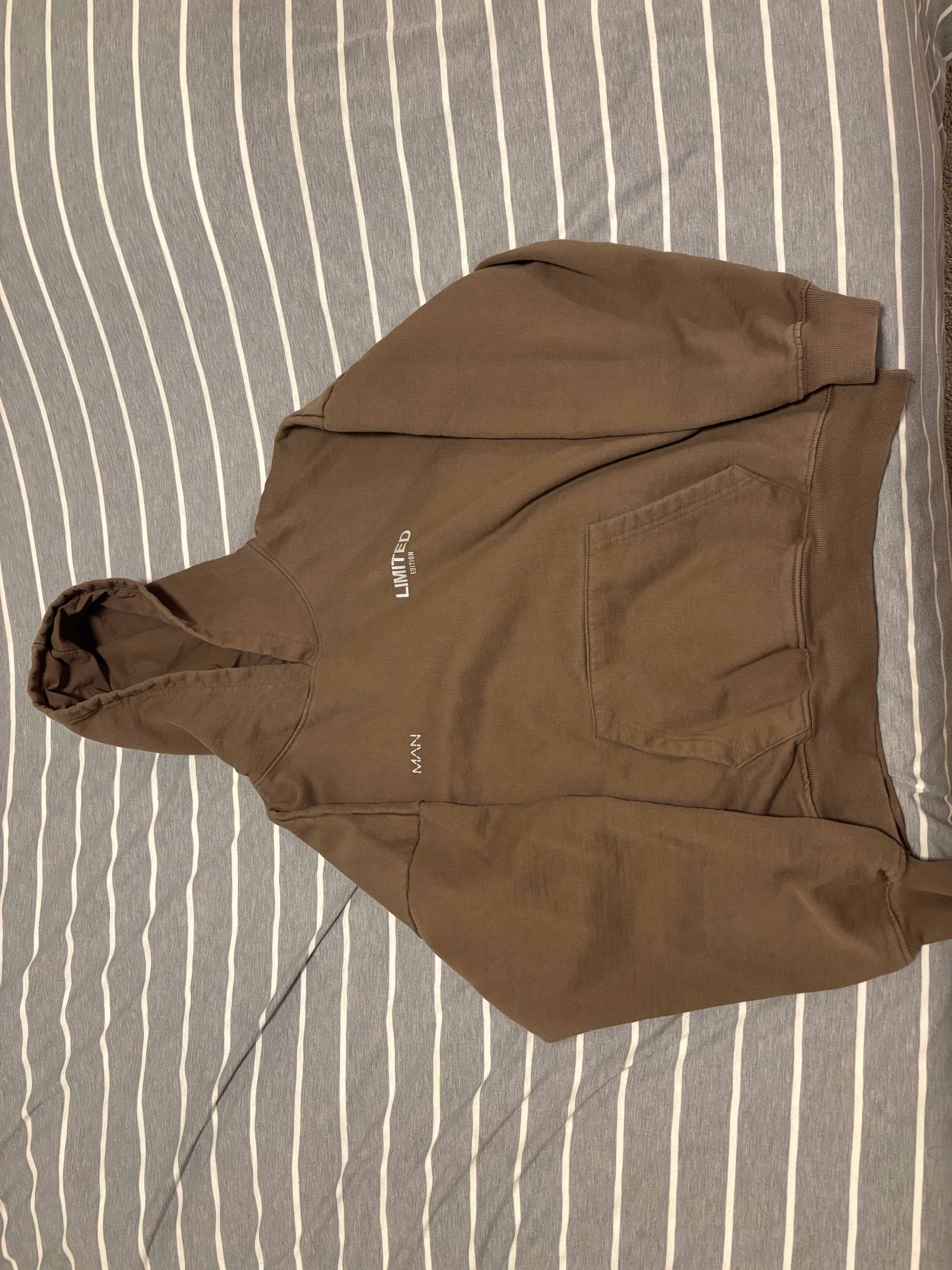 BoohooMAN Hoodie XL Brown