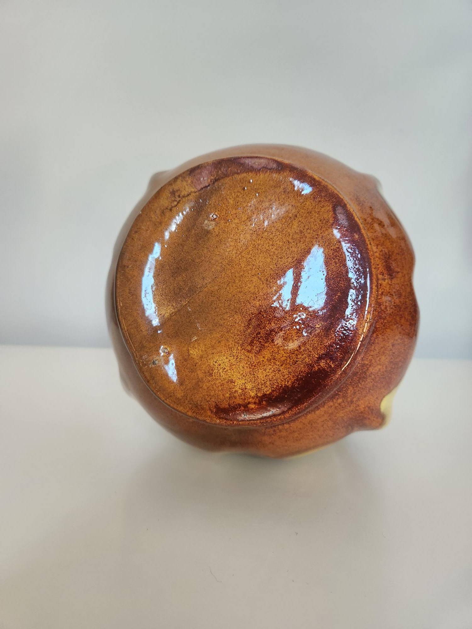 Stunning Vintage Mid-Century Style Ceramic Dripglaze Vase - photo 5
