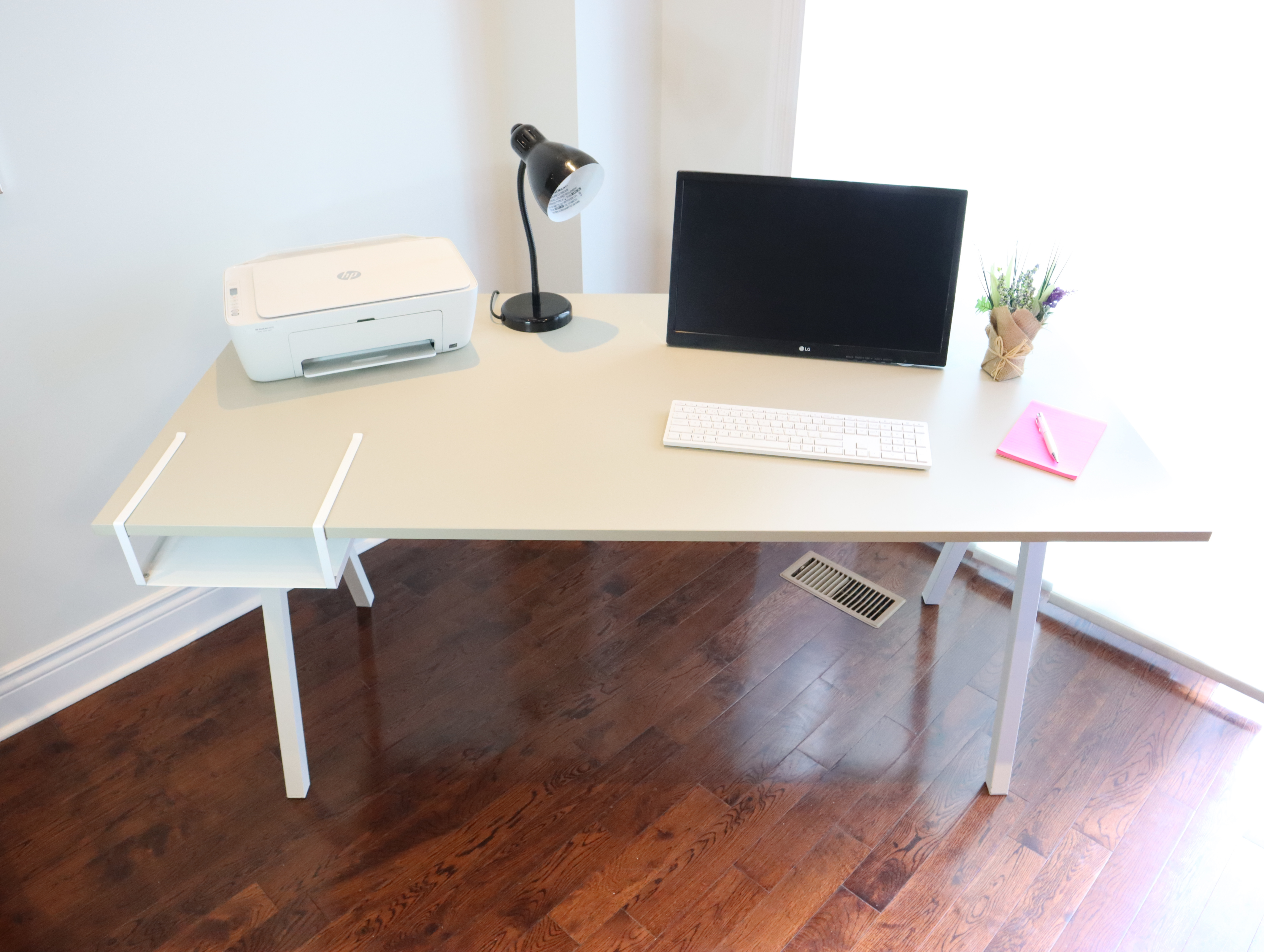 IKEA Trotten Desk with FREE Yamazaki Storage Shelf - photo 2