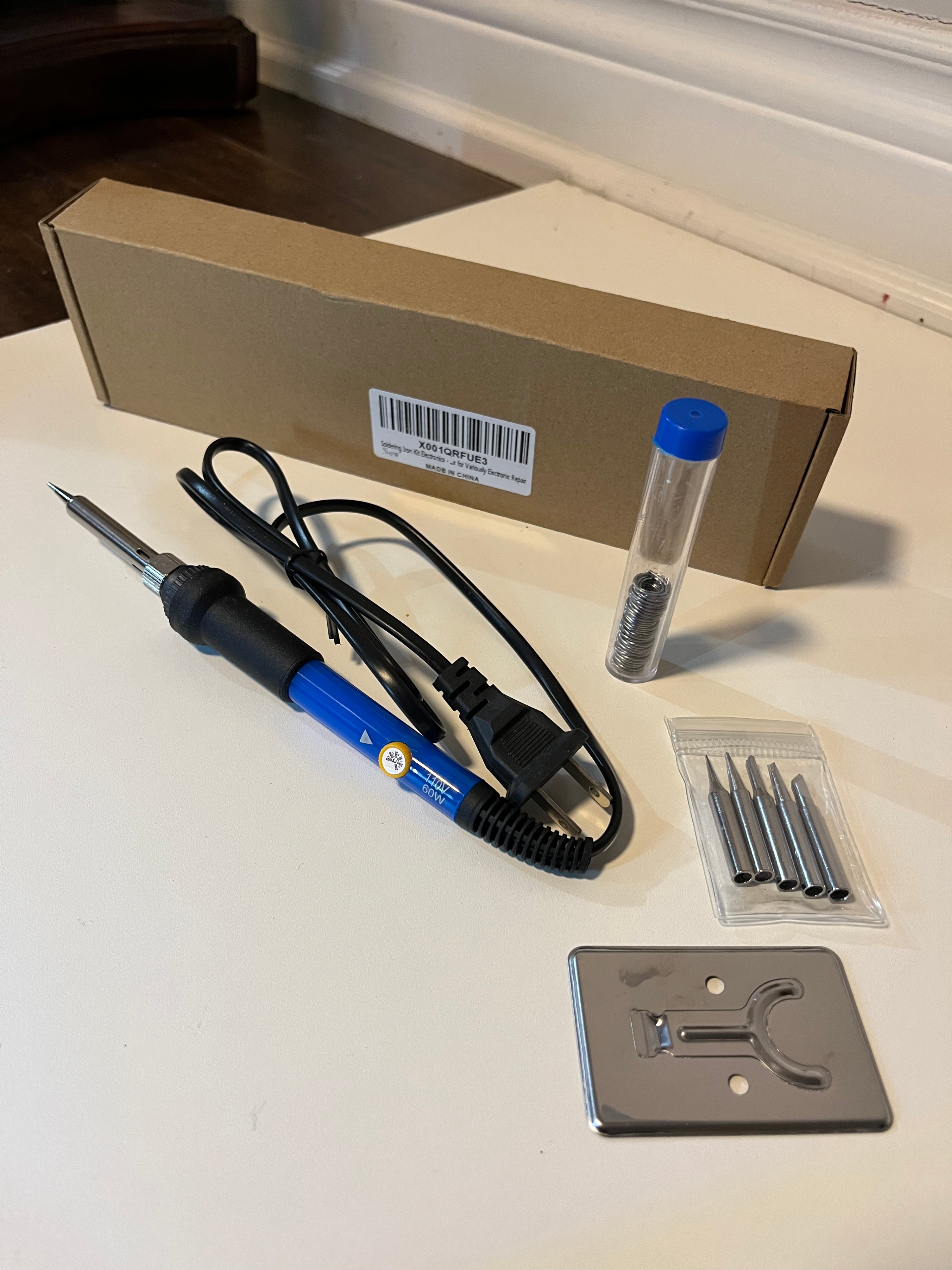 Brand New 60W Adjustable Temperature Soldering Iron Kit