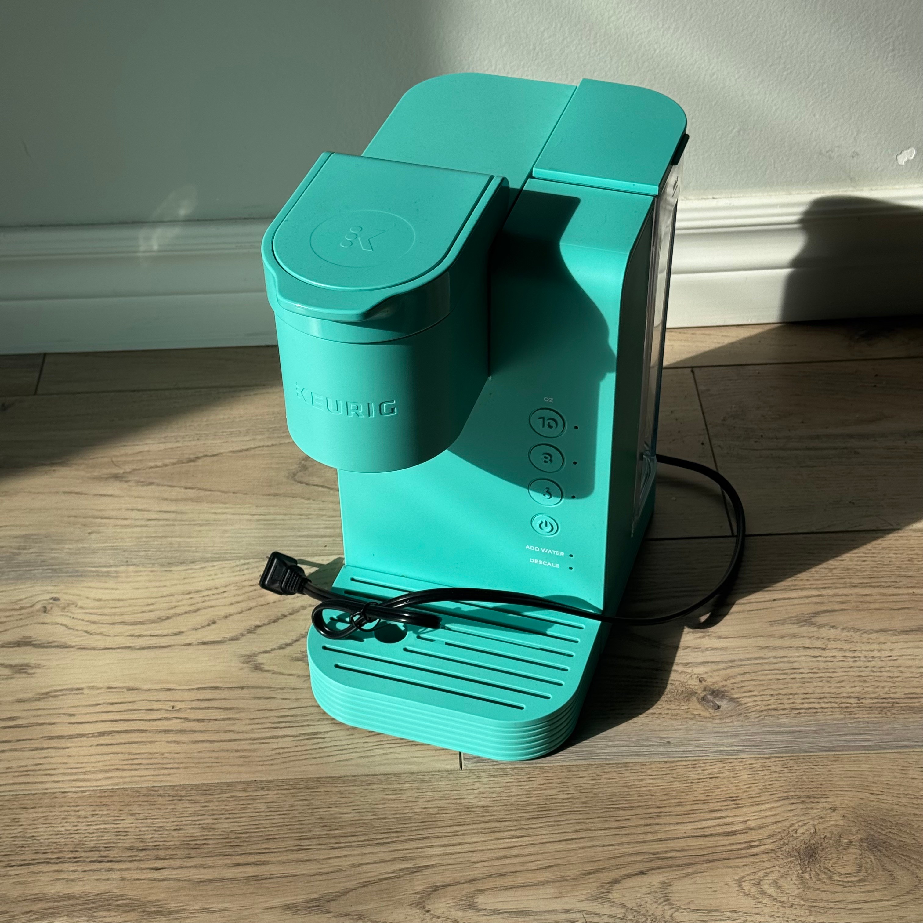Keurig K-Cup Coffee Maker + Pod Storage Drawer — Teal/Aqua - photo 4