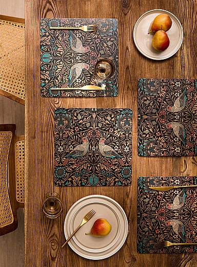 Birds Tapestry - Placemats Set (4) - Simons - New - photo 5
