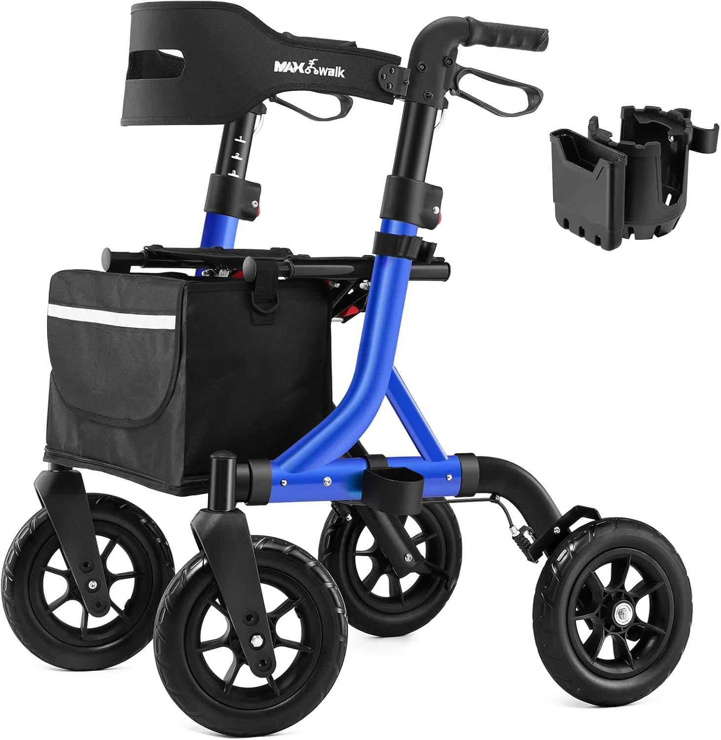 Walkers for Seniors, Rollator Walker with Seat, 10"