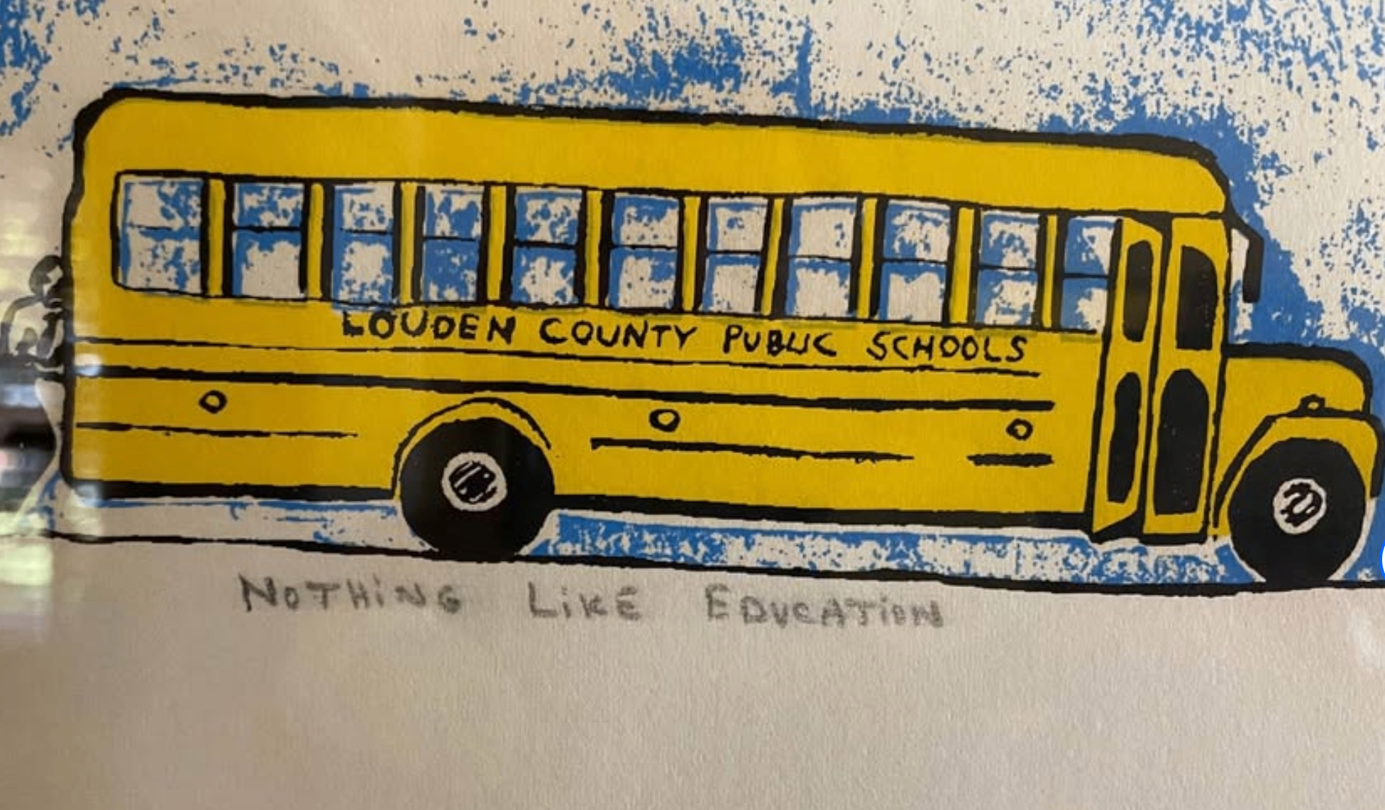Art Numbered & Signed Lithograph Yellow Schoolbus - photo 5