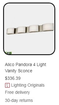 Gorgeous Like New Vanity Light Fixture - photo 4