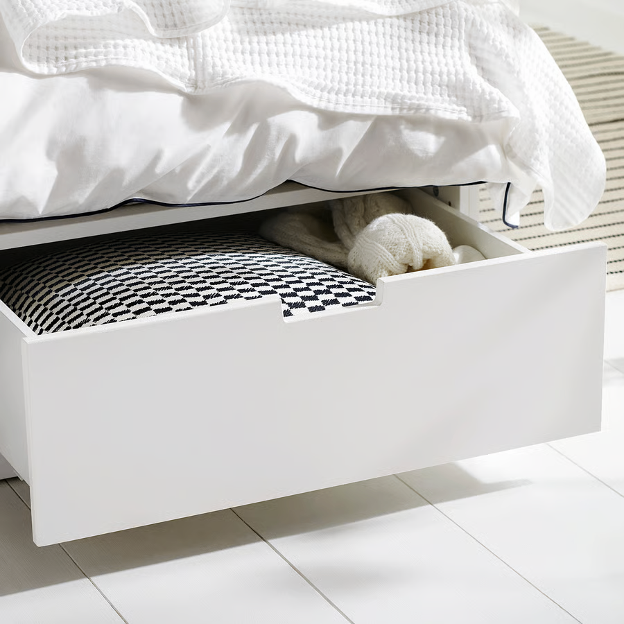 IKEA NORDLI Queen Storage Bed + Wayfair Mattress - photo 4