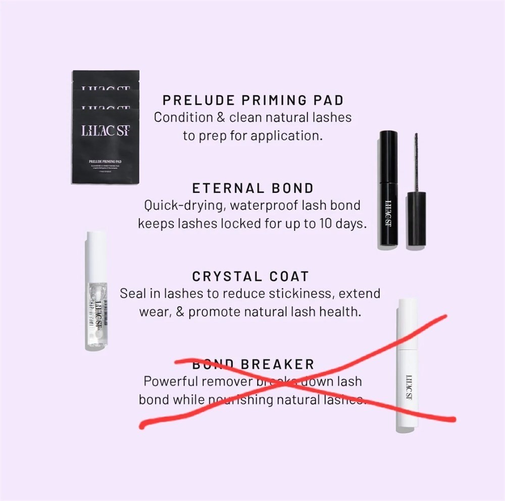 Lilac St. Deluxe Starter Lash Kit Set Midnight - NEW - photo 3