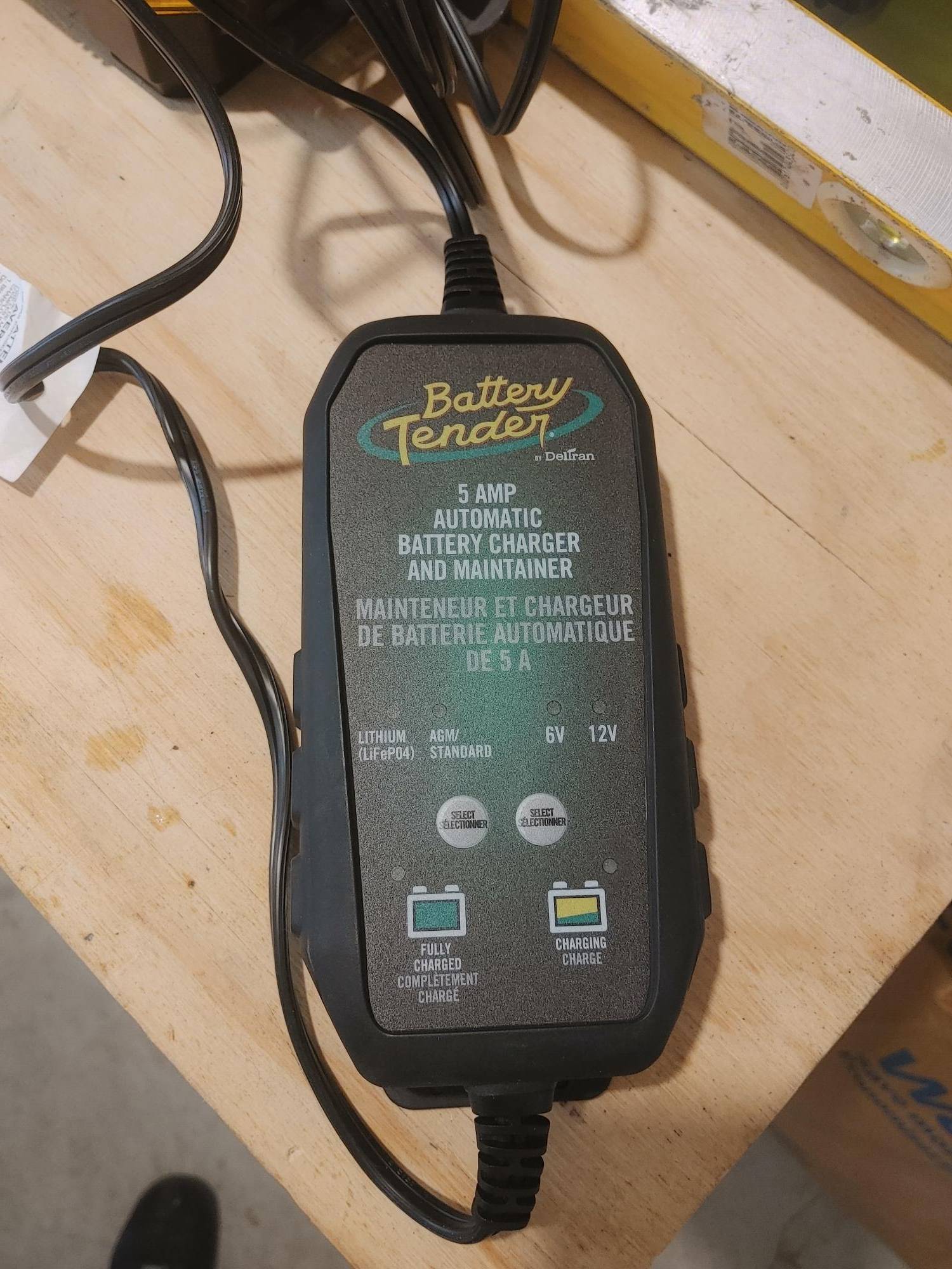 Battery Tender 5 Amp Automatic Battery Charger and Maintainer