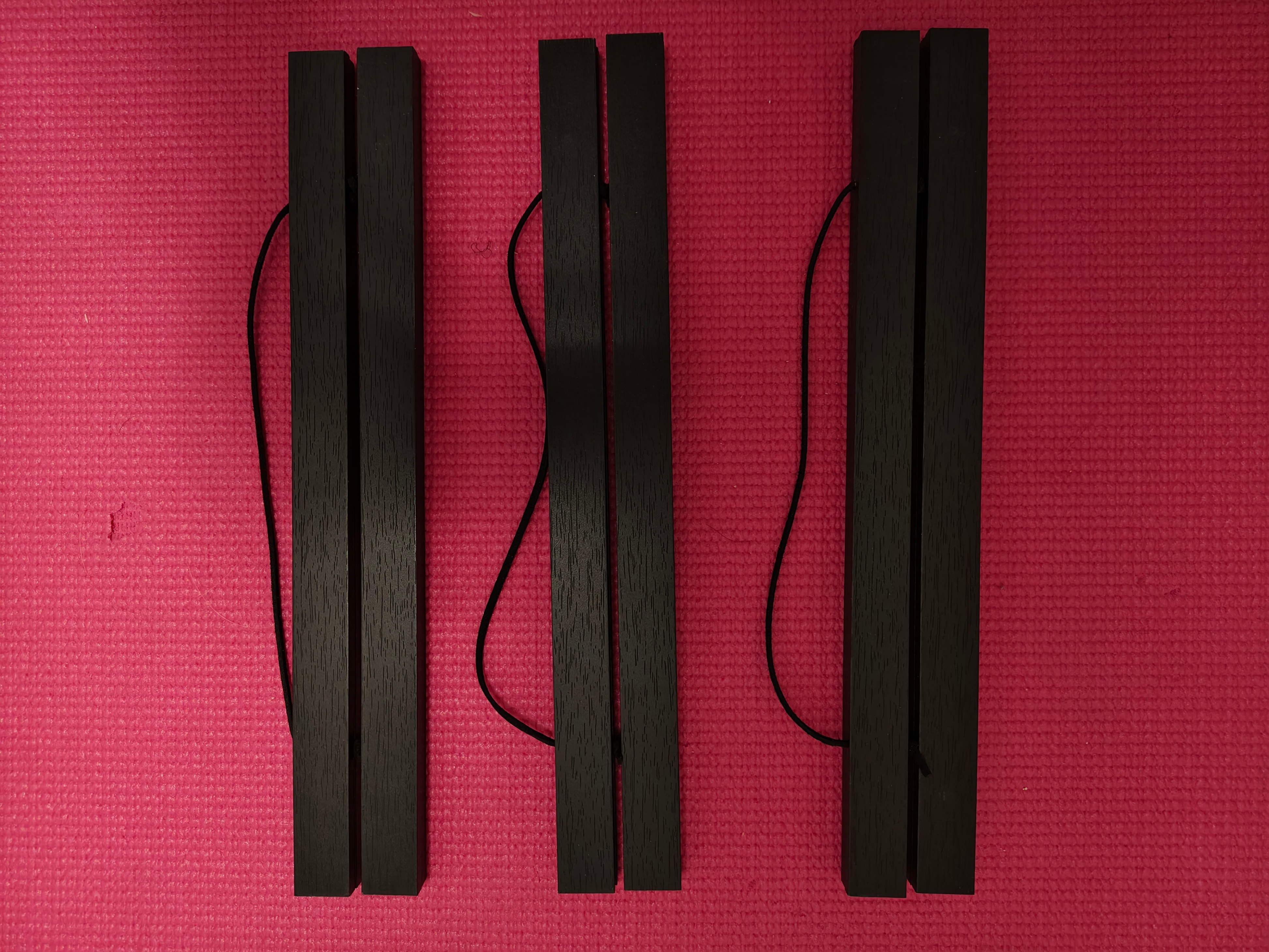 Black Magnetic Poster Hangers